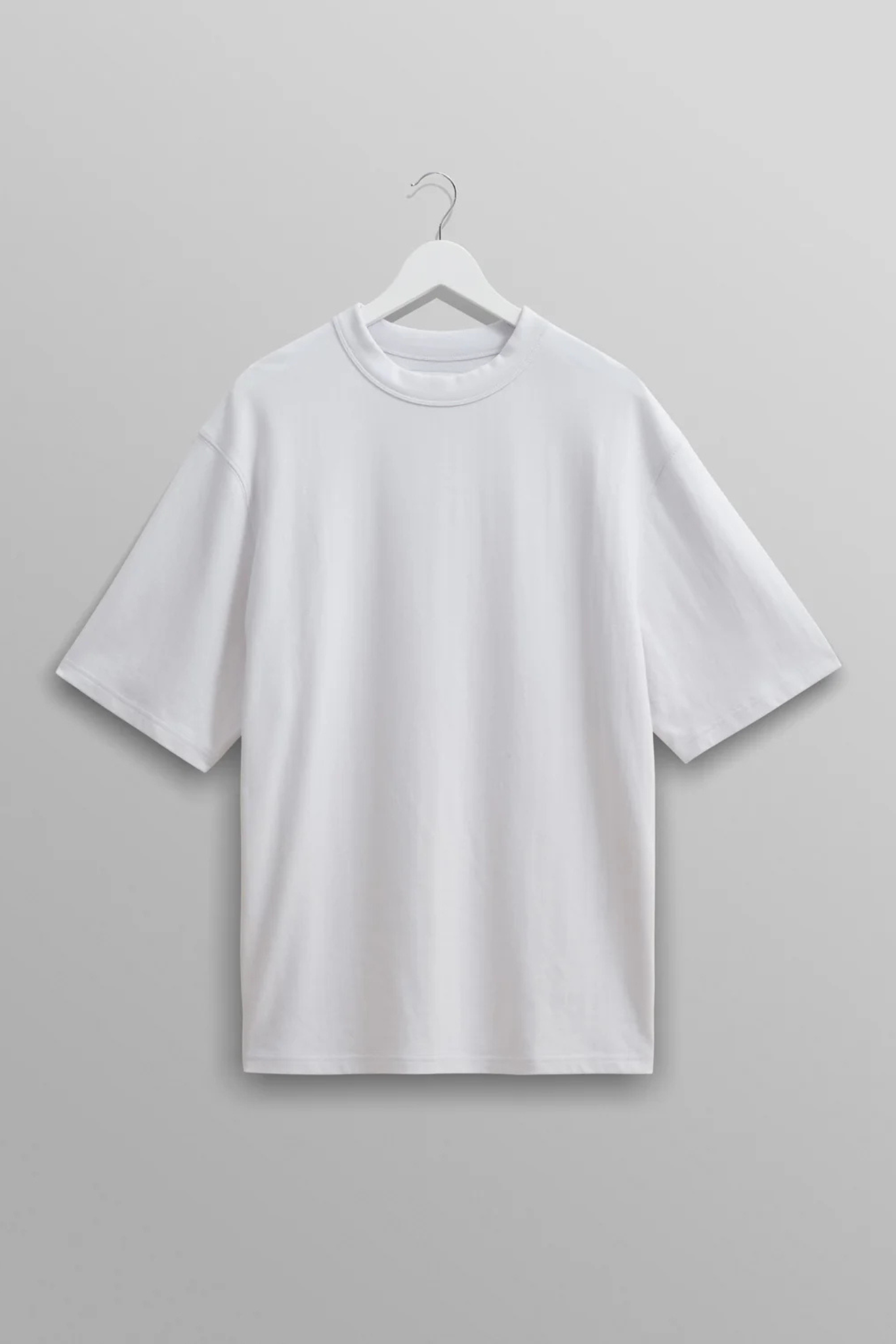 Wax London milton t-shirt in white. Front flatlay view