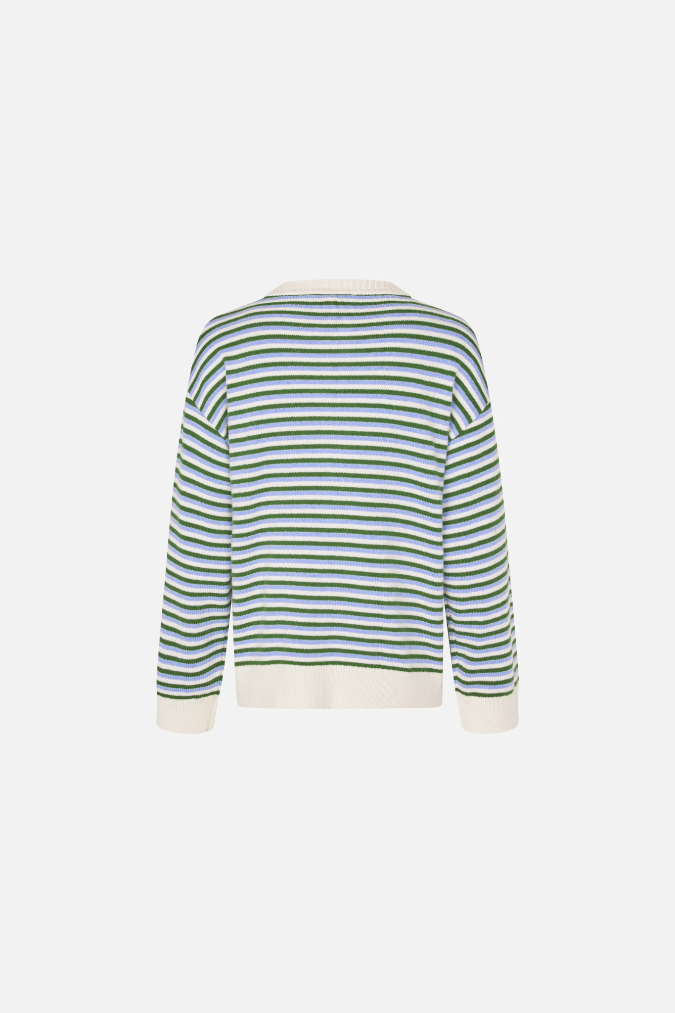 CINDIE GILET - SUBDUED BLUE STRIPE