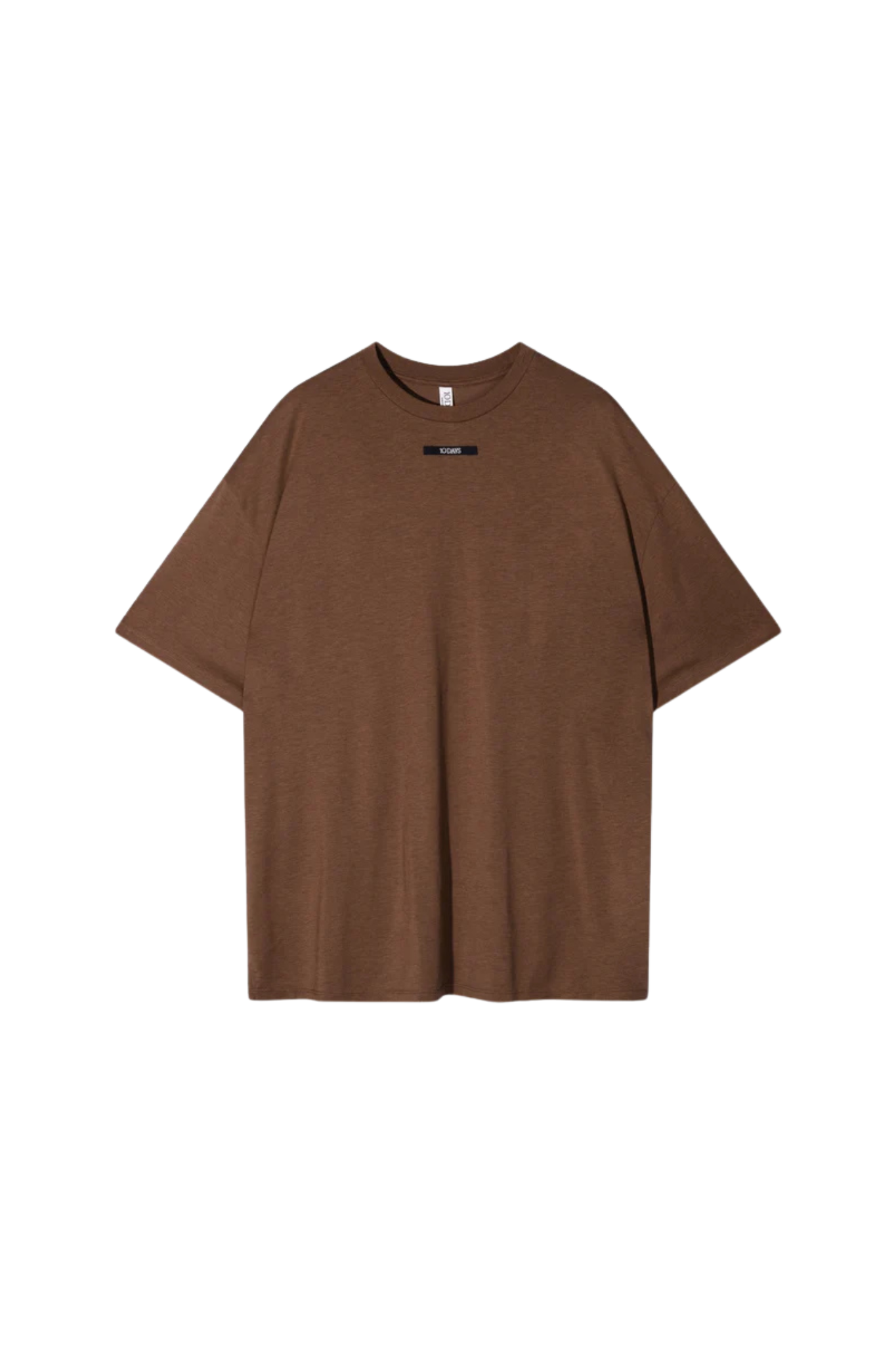 OVERSIZED JERSEY T-SHIRT - TRUFFLE