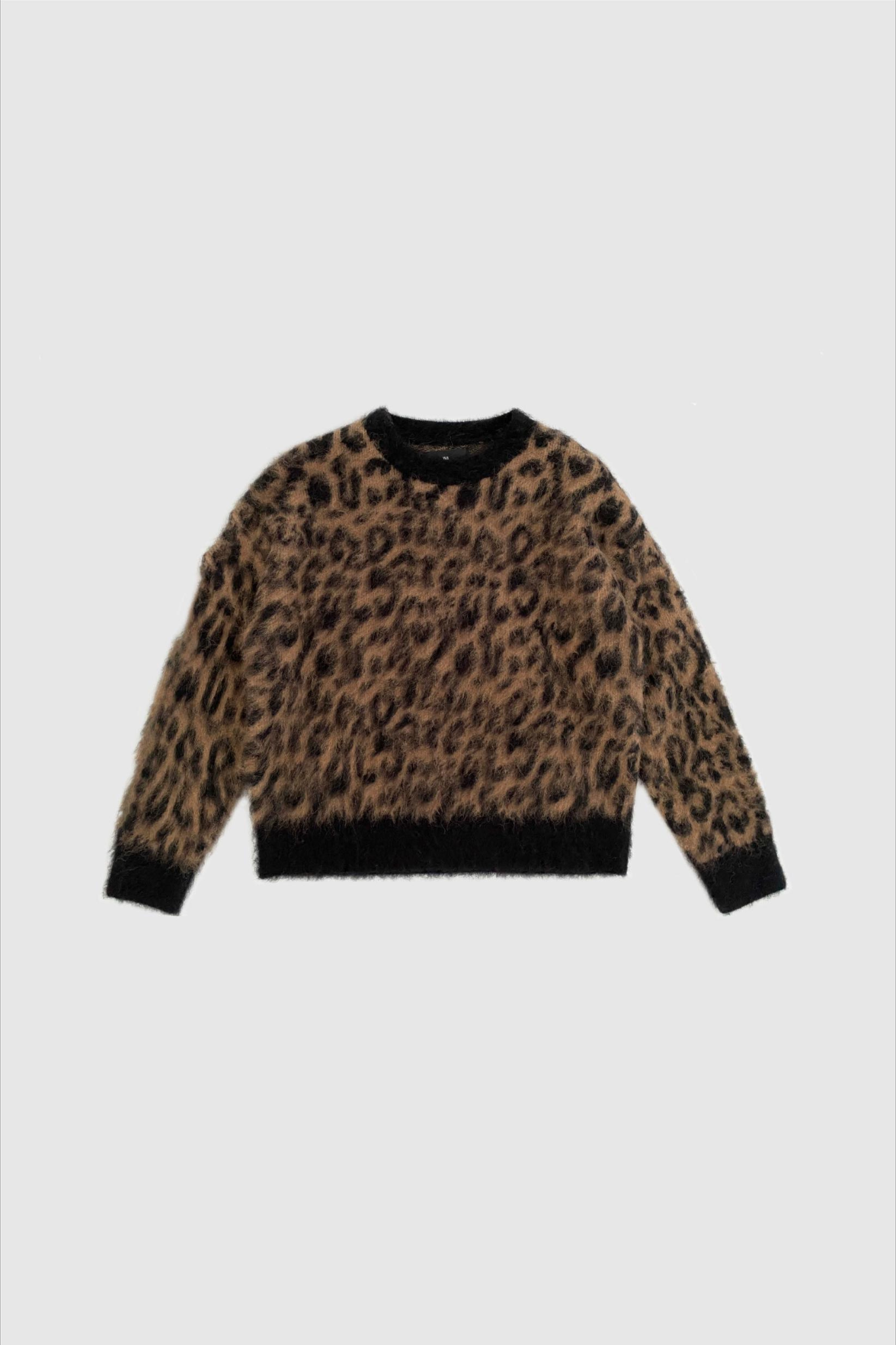 ALONDRA LS LEO PULLOVER - CAMEL/BLACK