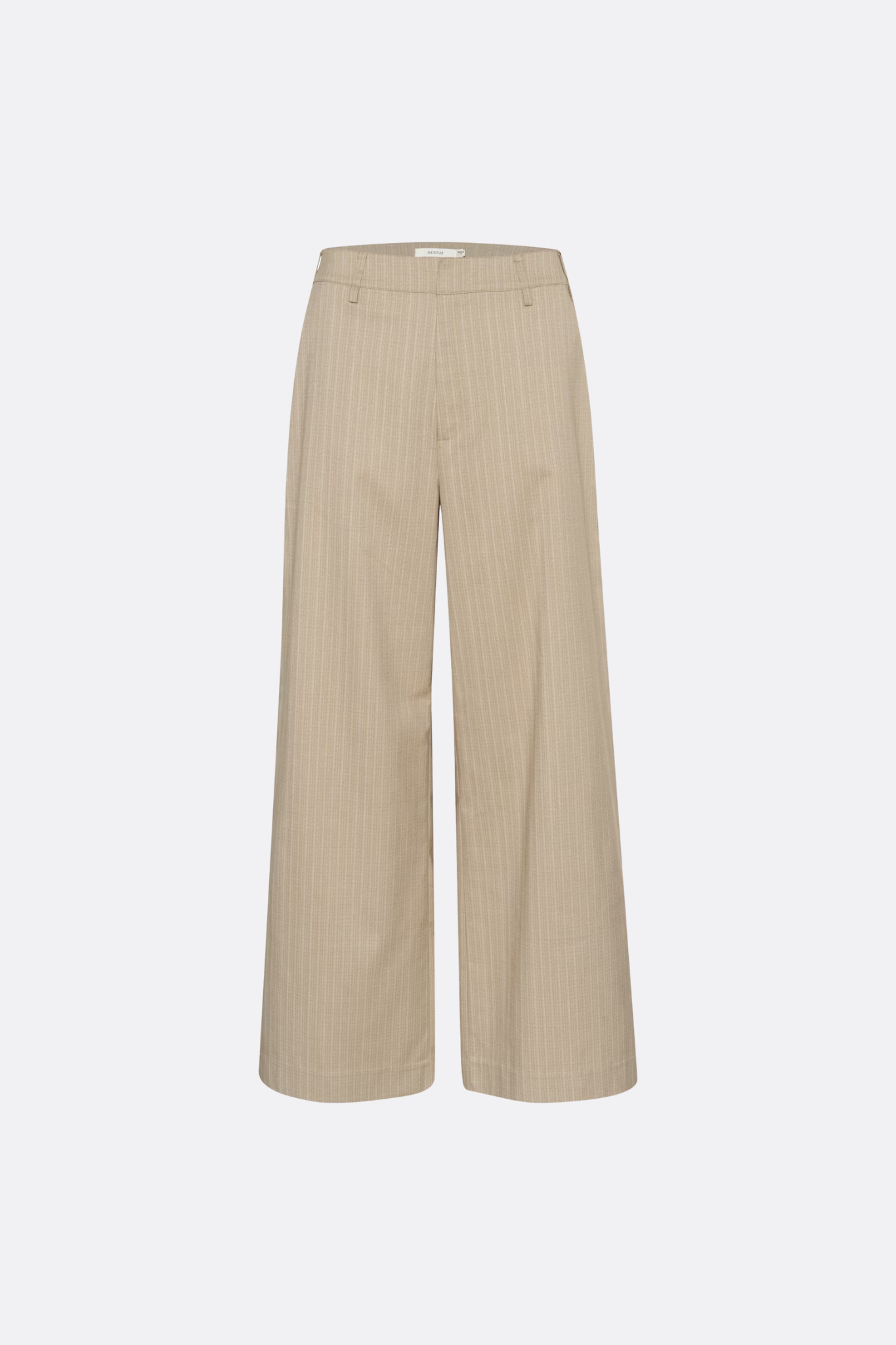 TIFF HW WIDE PANTS - PINSTRIPE DUST GREE