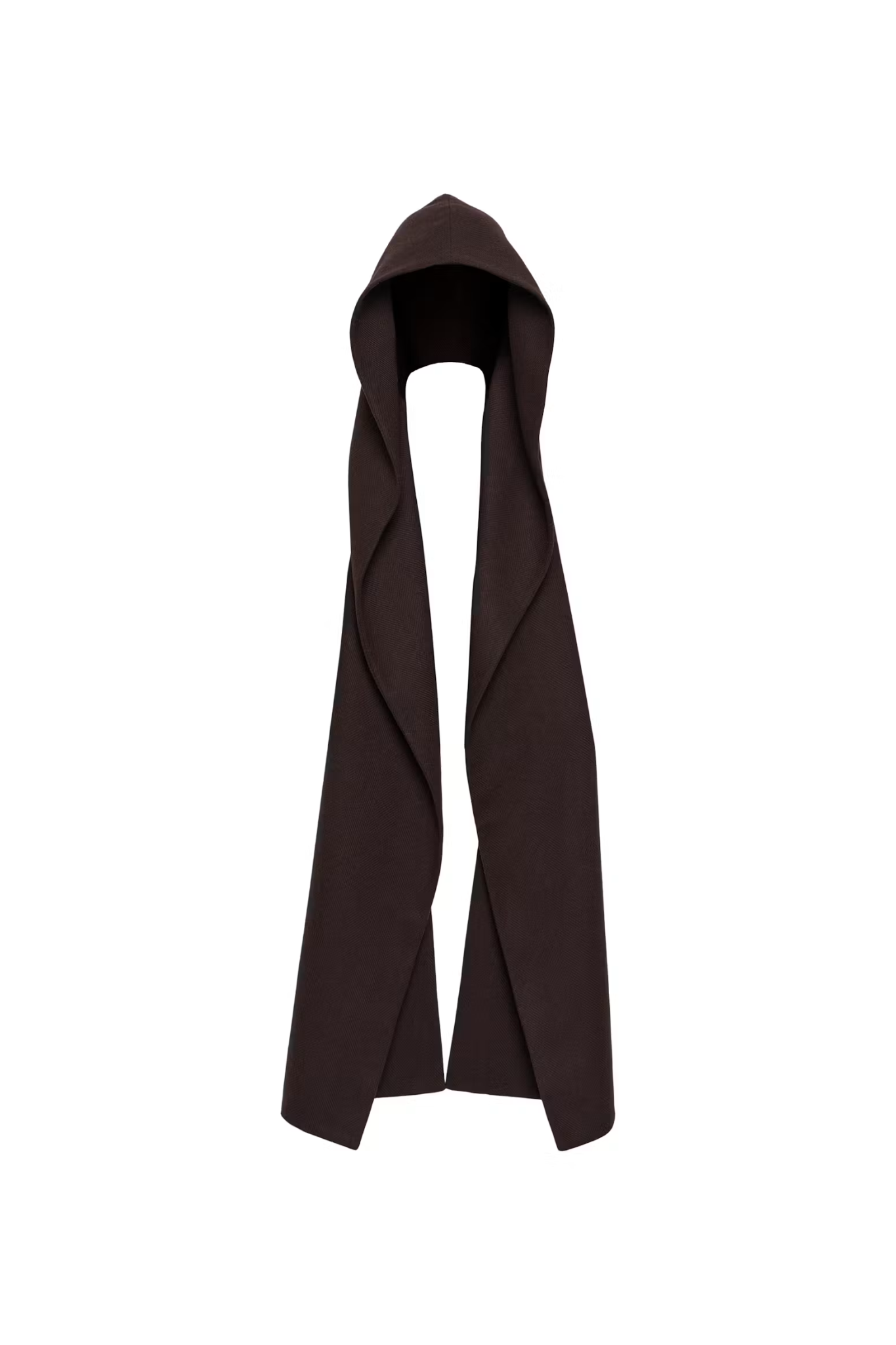 VENJA HOOD SCARF - GANACHE