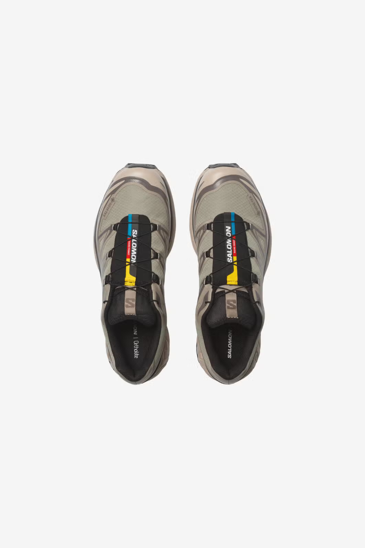 XT-6 GTX MEN SNEAKERS - WHITE PEPPER/SILVER SAGE/DARK GULL GRAY