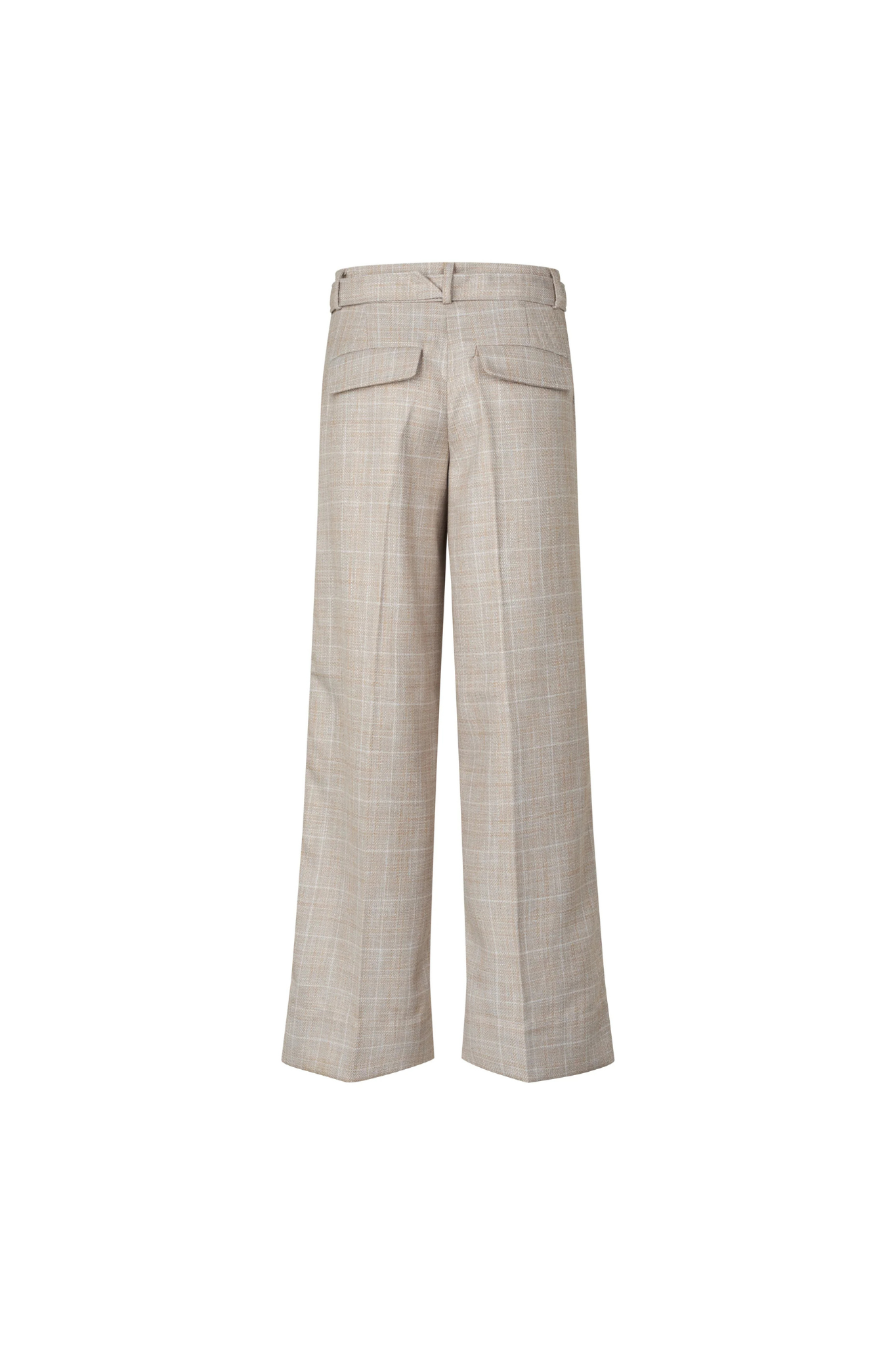 CLEMENTA LASLO PANTS - BEIGE CHECK
