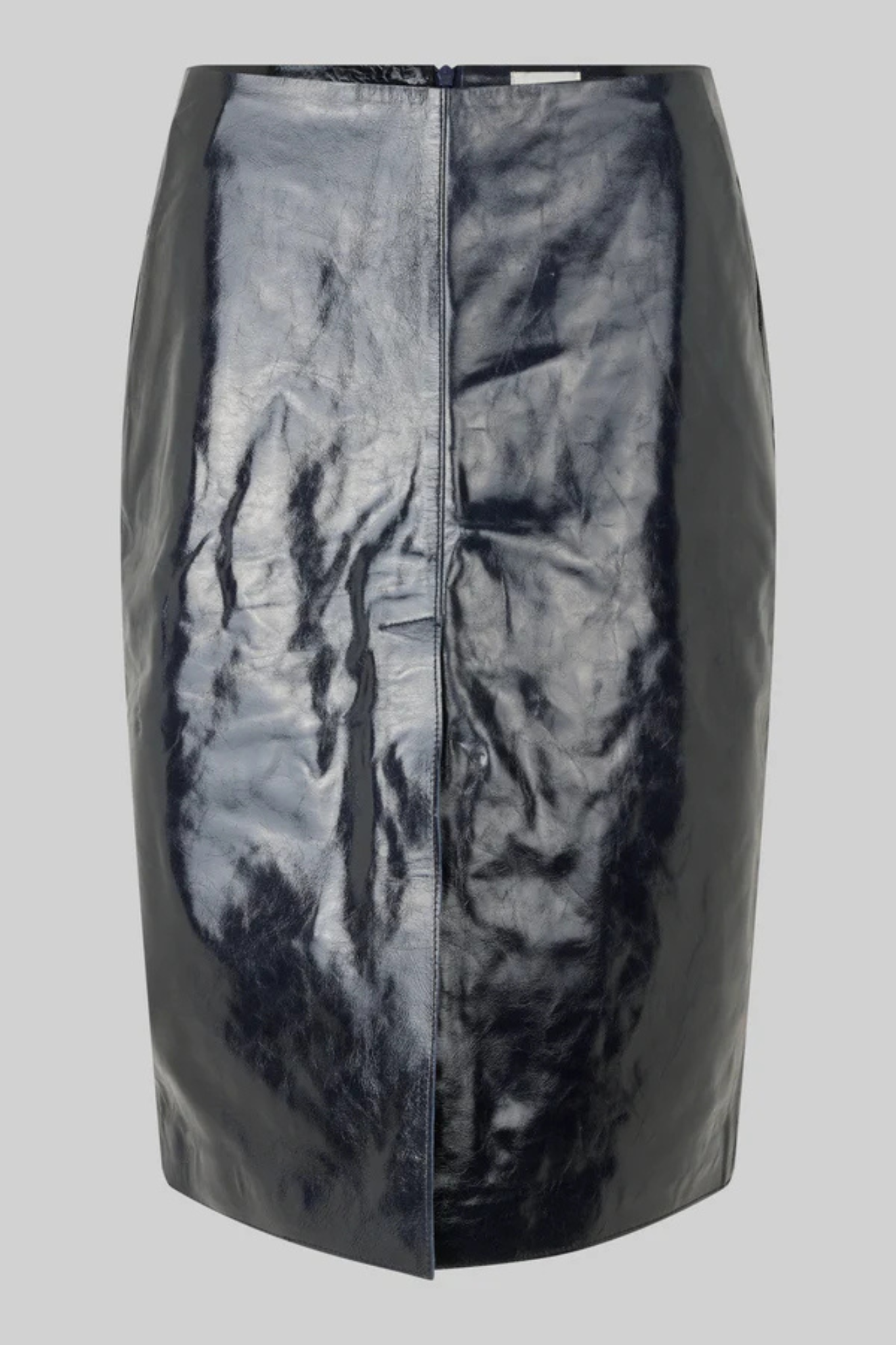 QUEENS LEATHER SKIRT - NIGHT SKY
