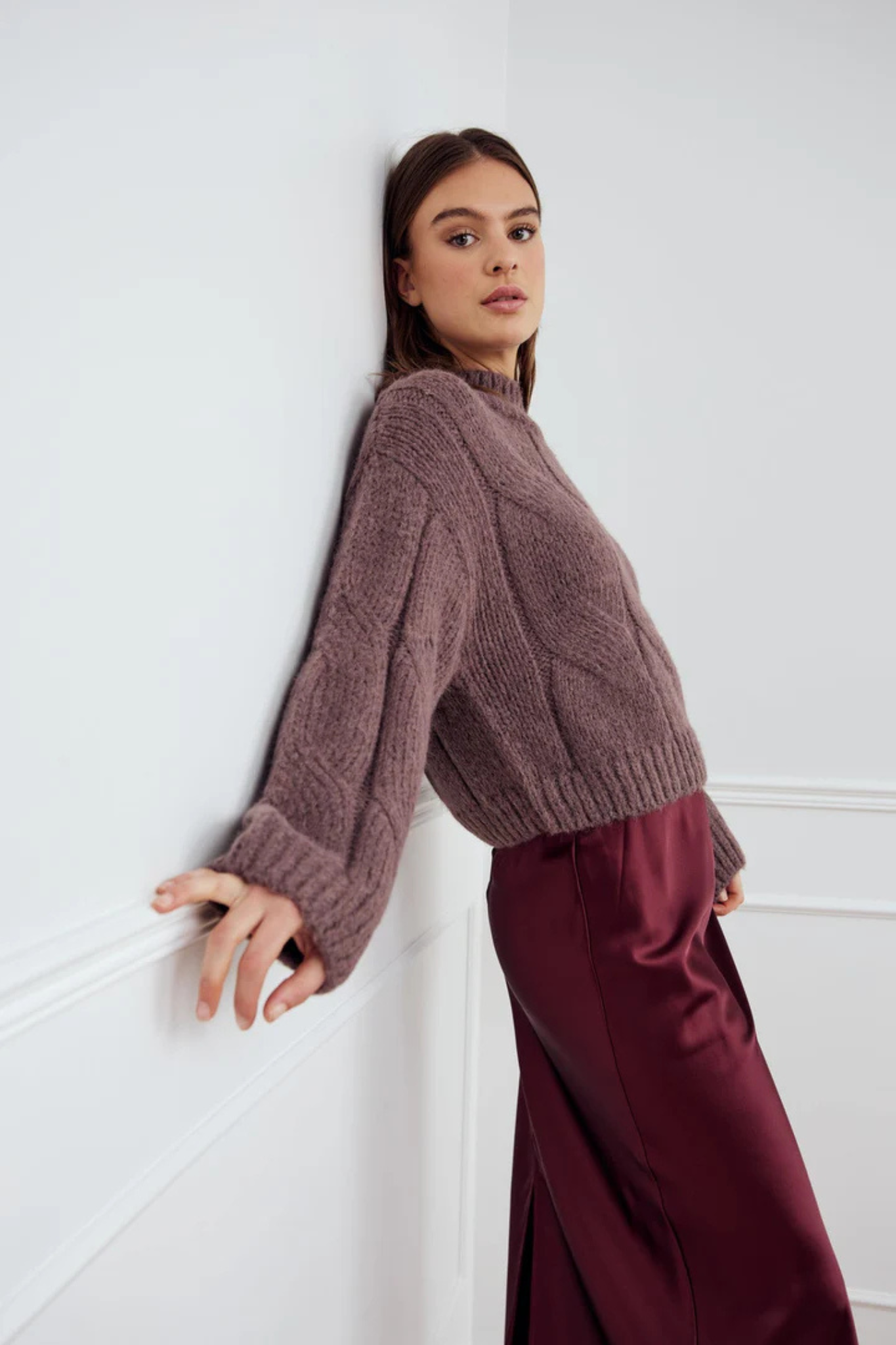 LYNX KNIT - MOREL