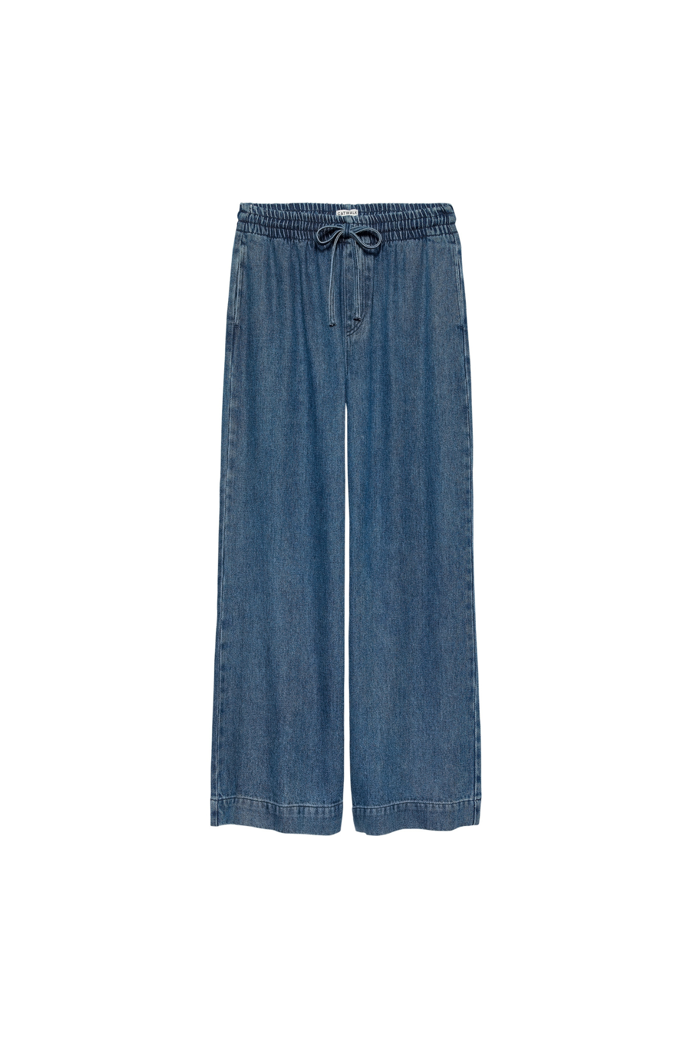DENIM JOGGER PANTS - BLUE