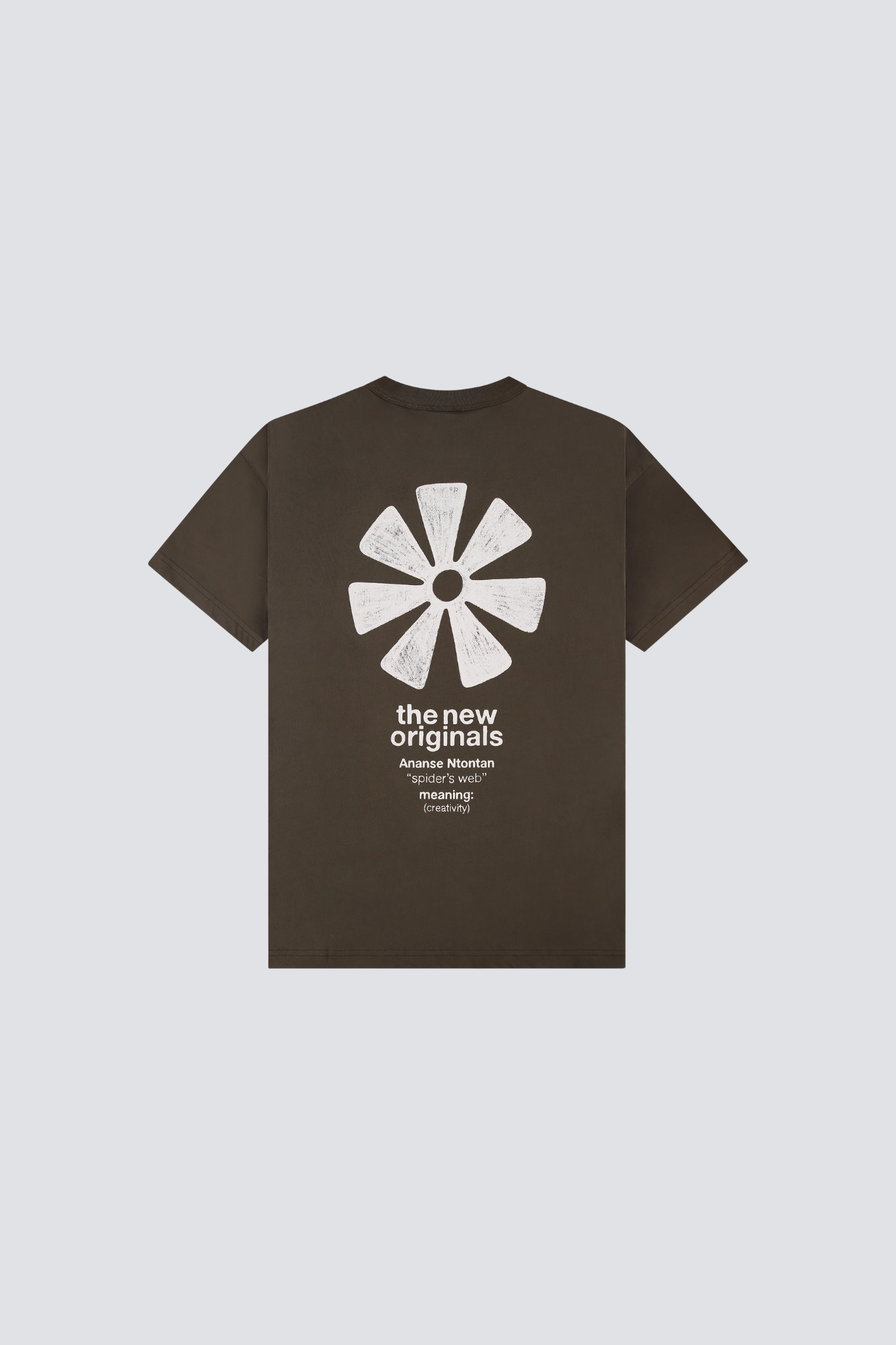 ANANSE ADINKRA T-SHIRT - ACID BROWN