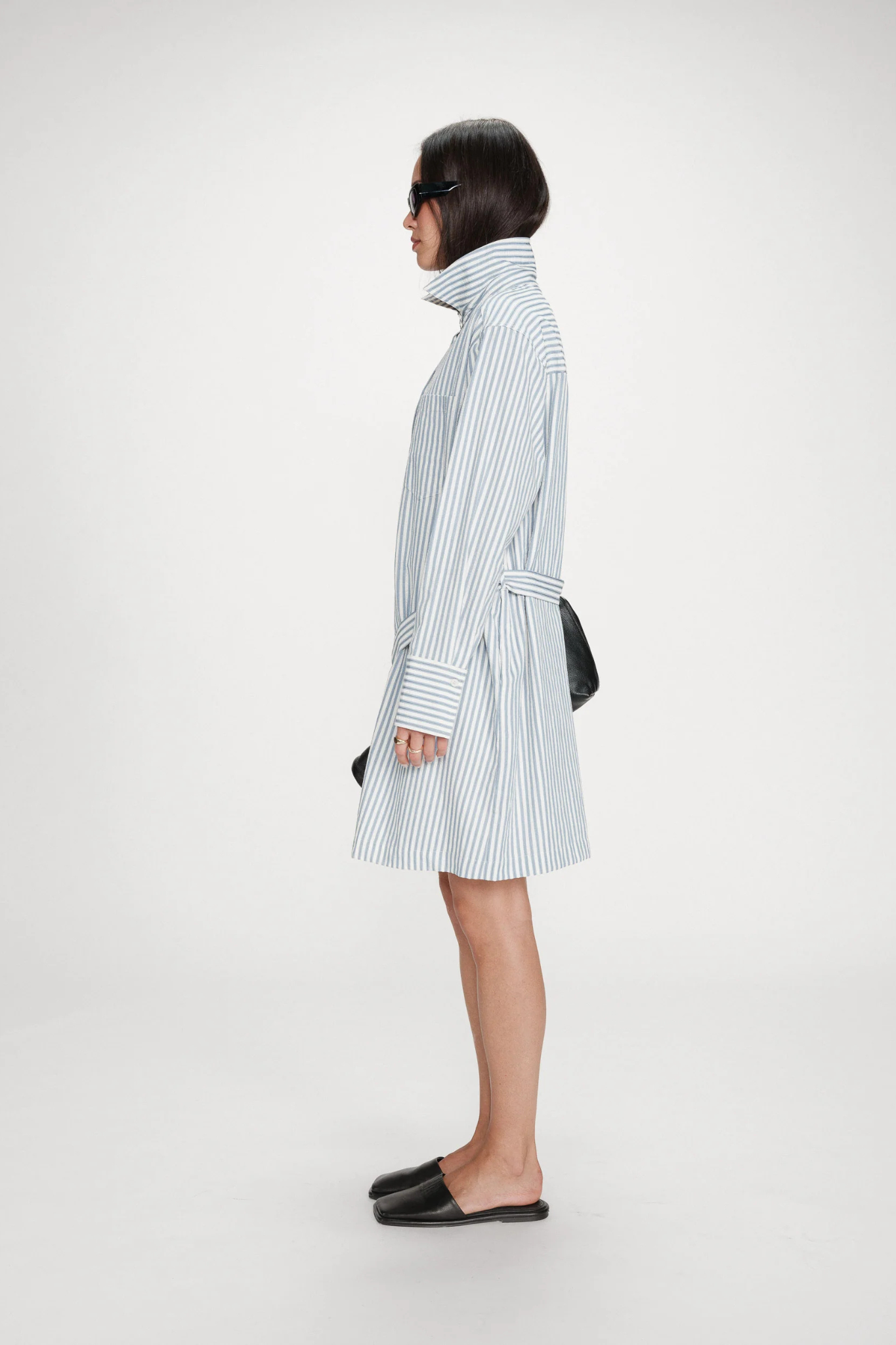 VISERY SHORT DRESS - BLUEBERRY