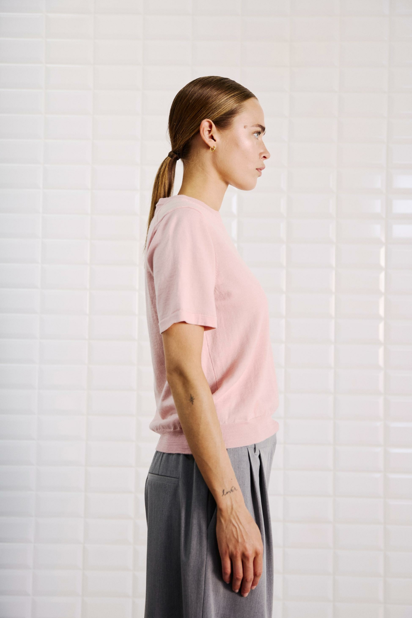 MILES SS T-SHIRT - SOFT PINK