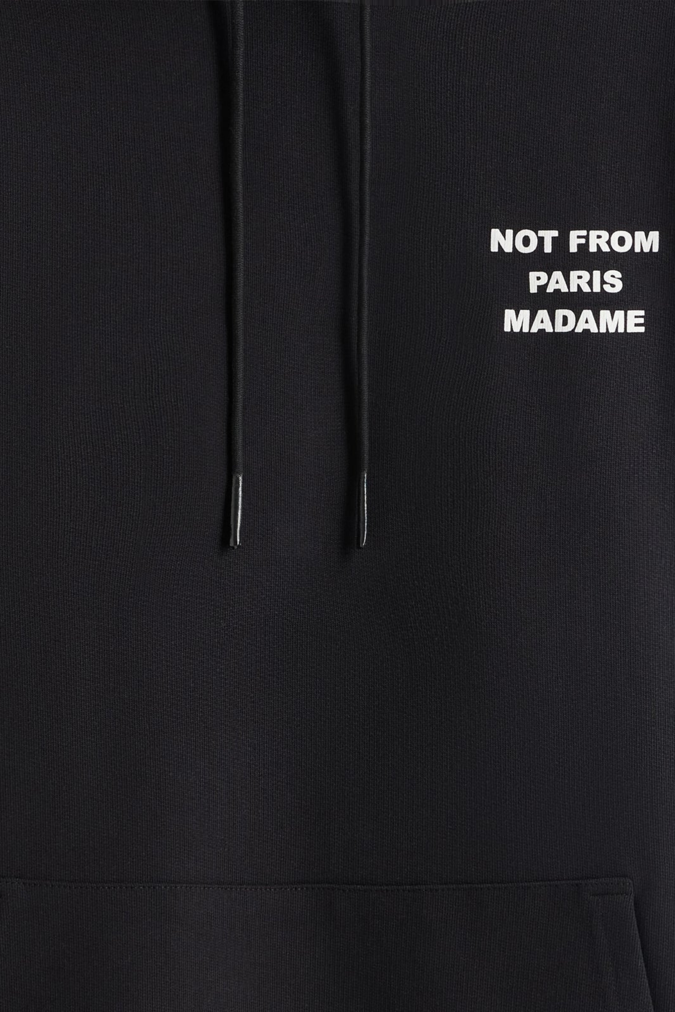 LE HOODIE SLOGAN - BLACK