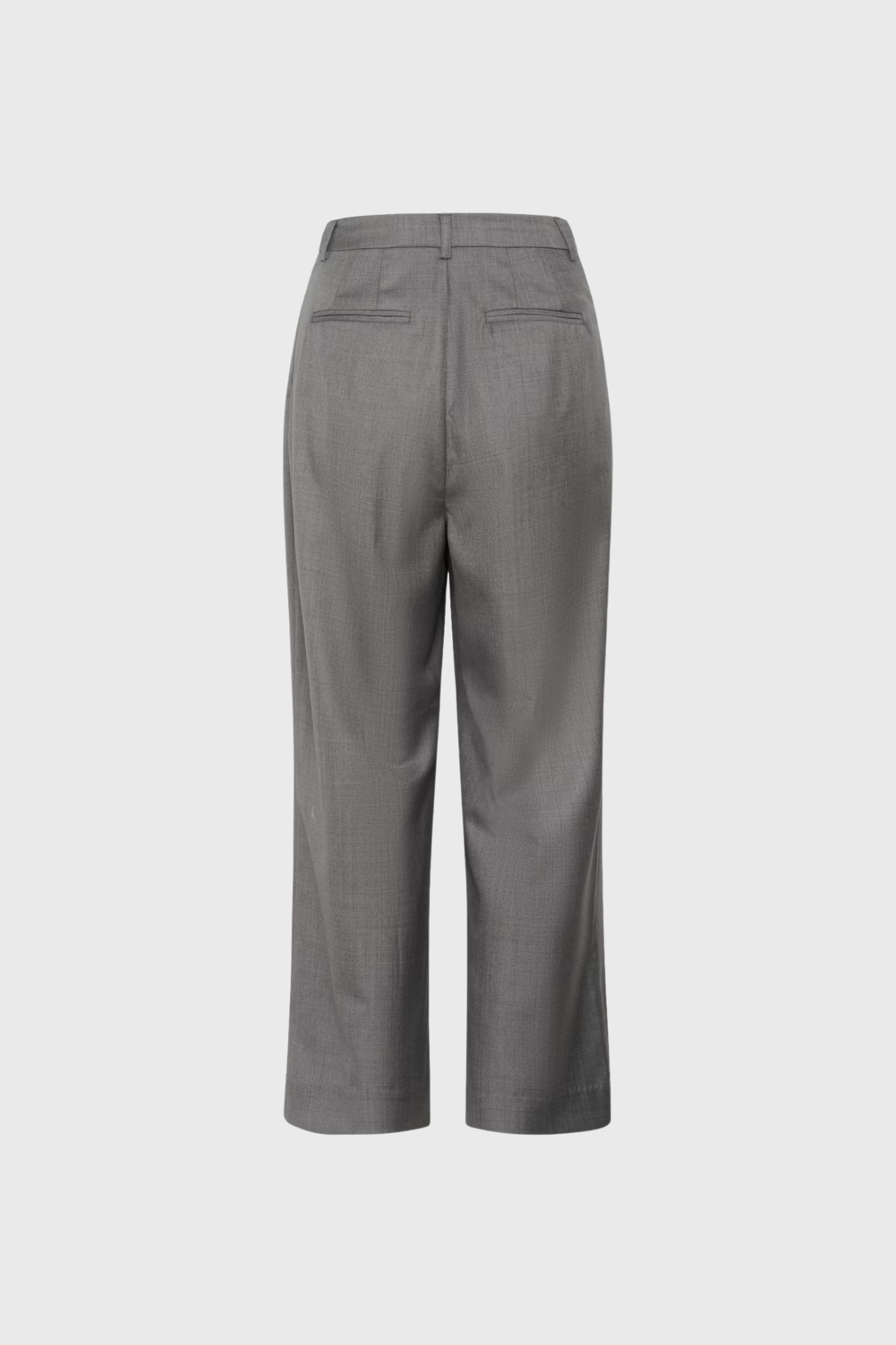 ZEFFY HW PANTS - DARK GREY MELANGE