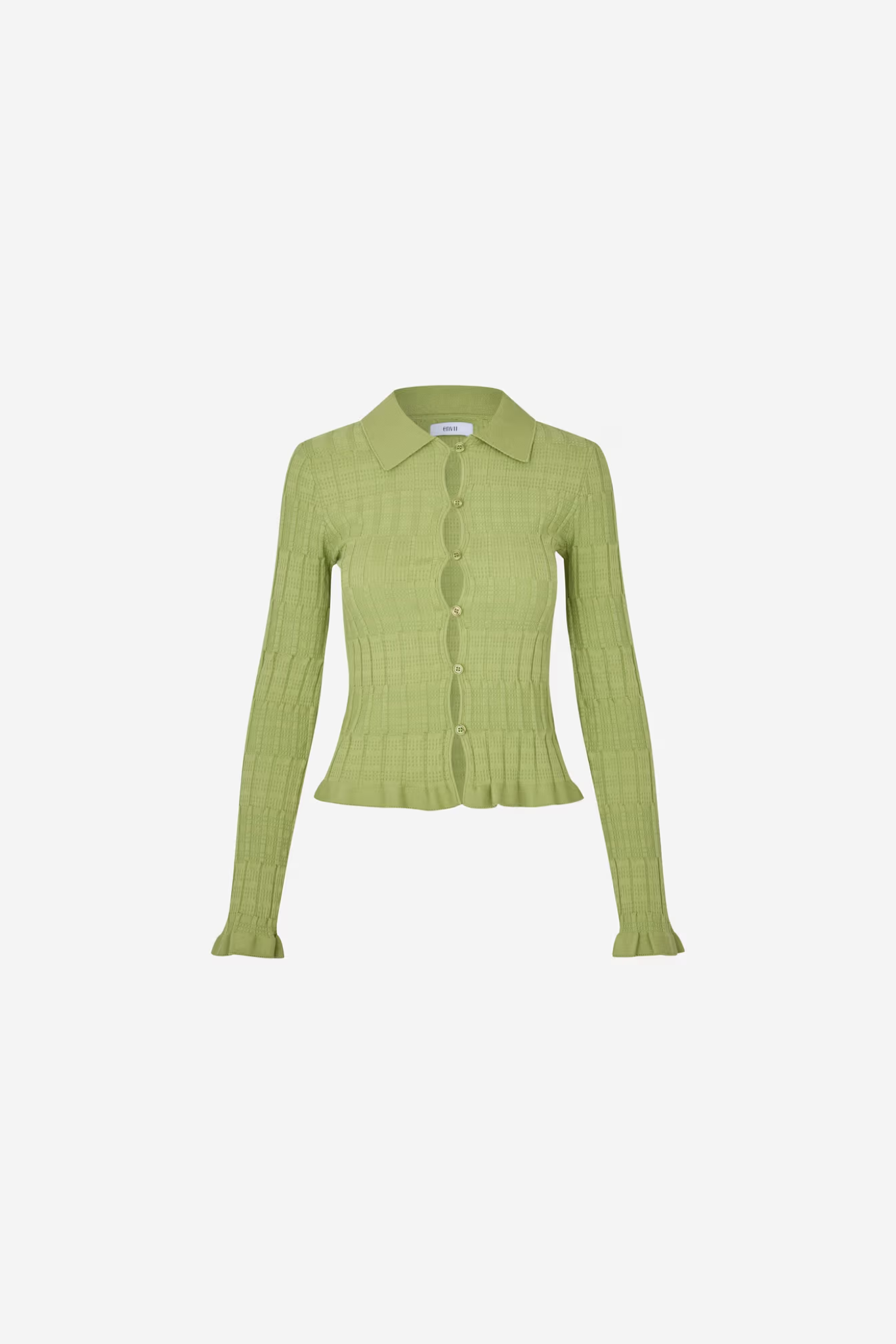 YELIA LS CARDIGAN - FERN
