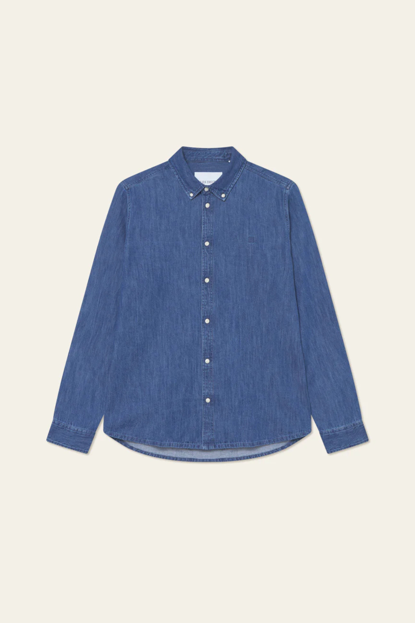 KONRAD DENIM SHIRT - MEDIUM INDIGO WASH