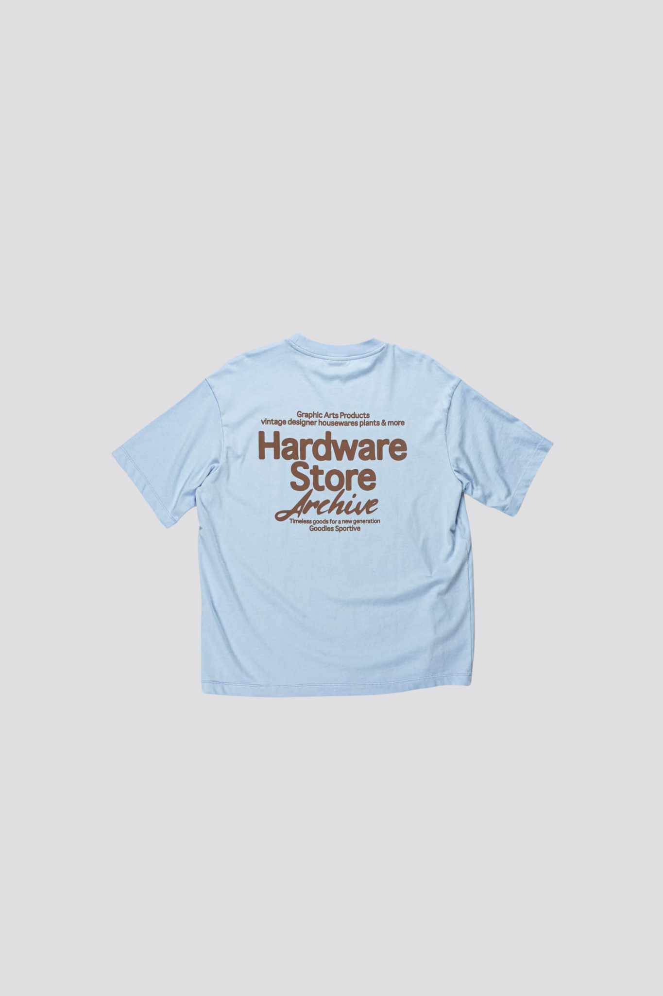 HARDWARE STORE T-SHIRT - BLUE/BROWN