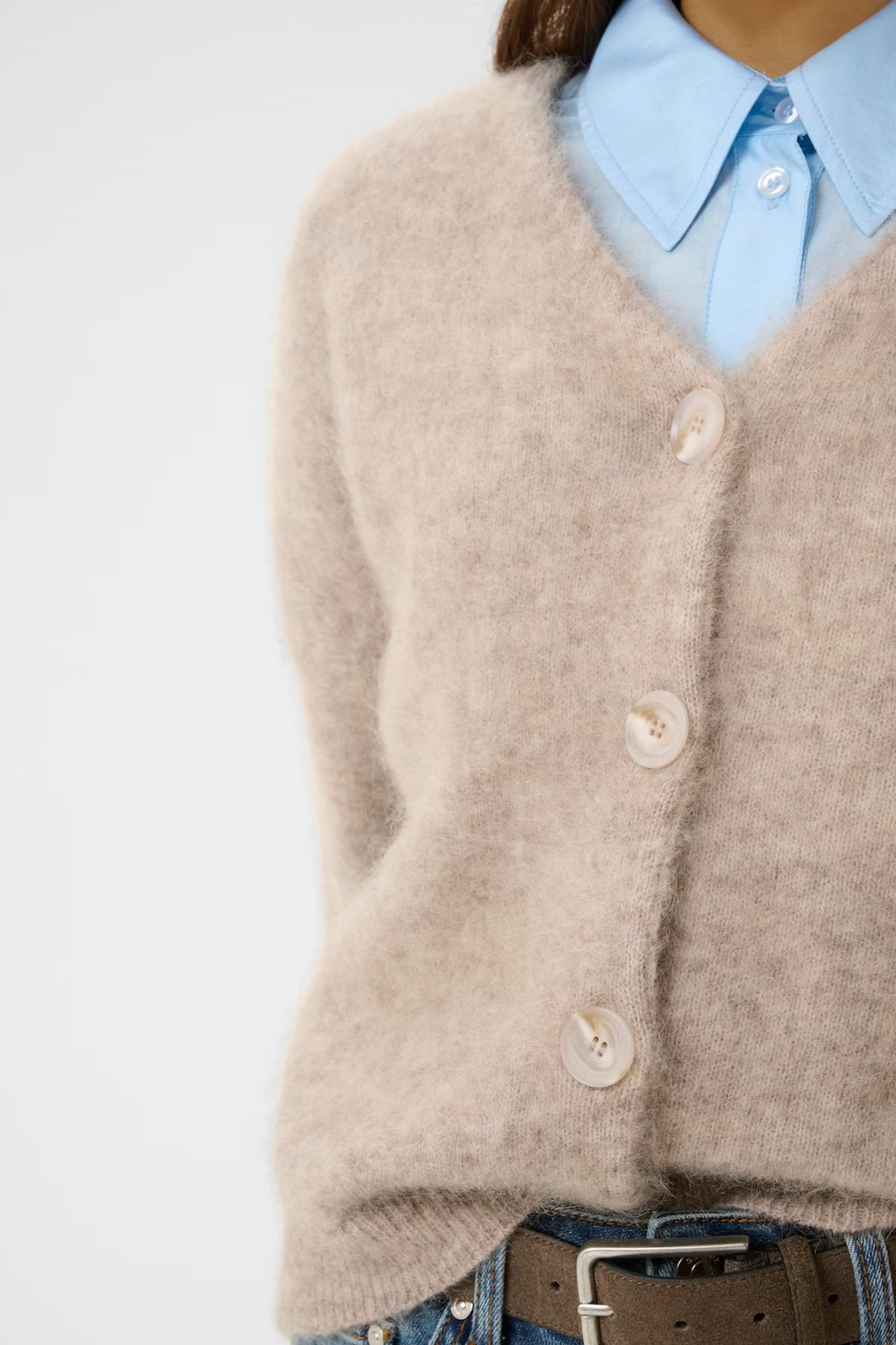 DEBBIE CARDIGAN - WARM SAND MELA