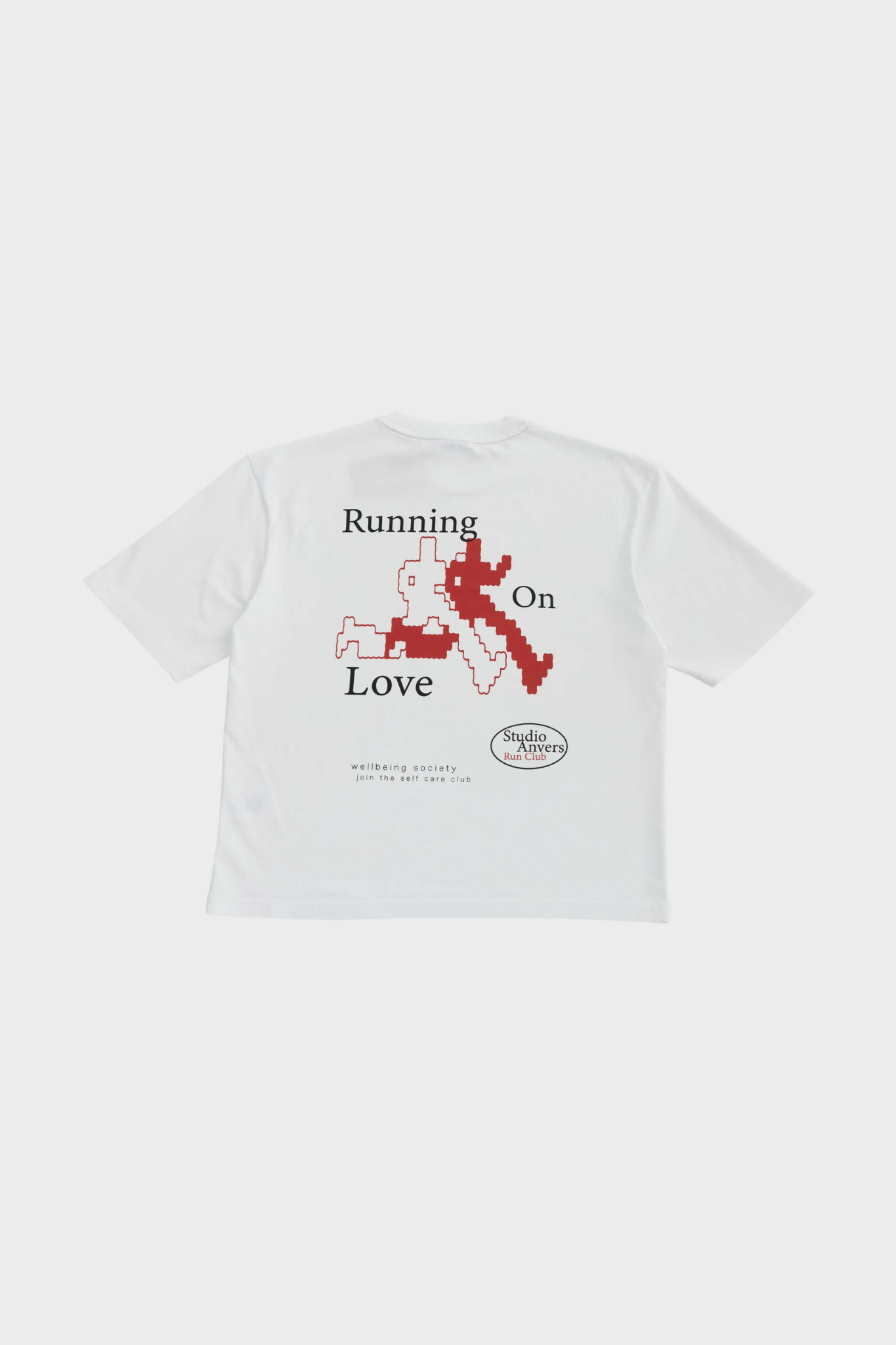 RUNNING ON LOVE T-SHIRT - WHITE
