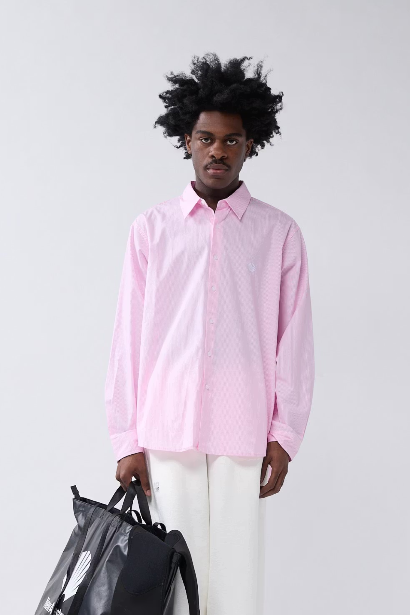 BEACH SHIRT - PINK/WHITE
