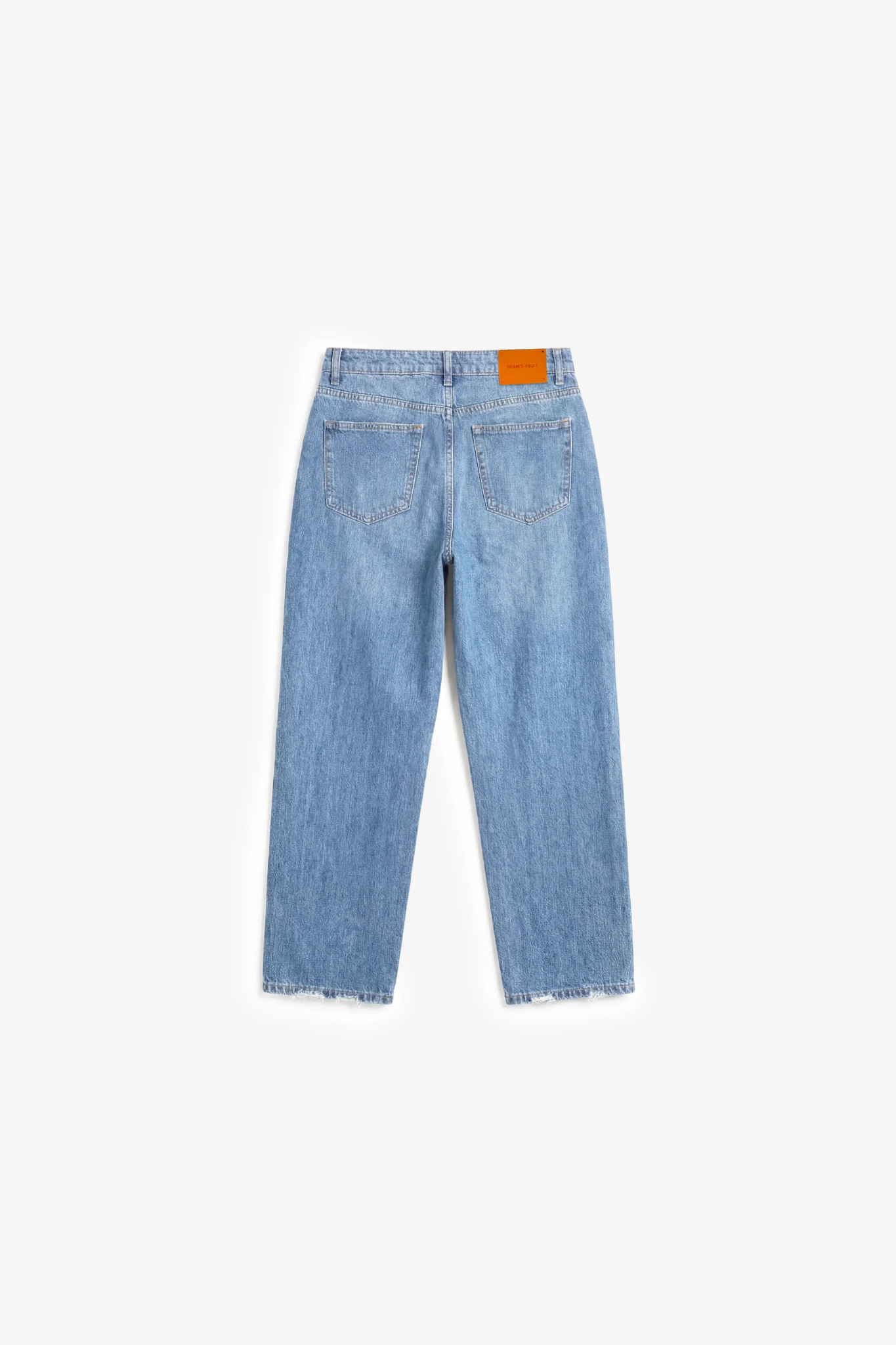 DENIM TROUSERS - WASHED INDIGO