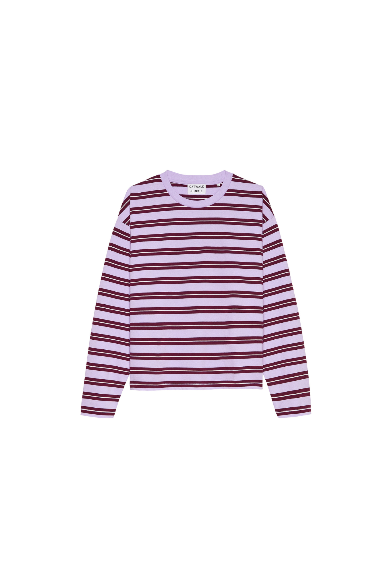 STRIPED LONG SLEEVE - LAVENDER FROST