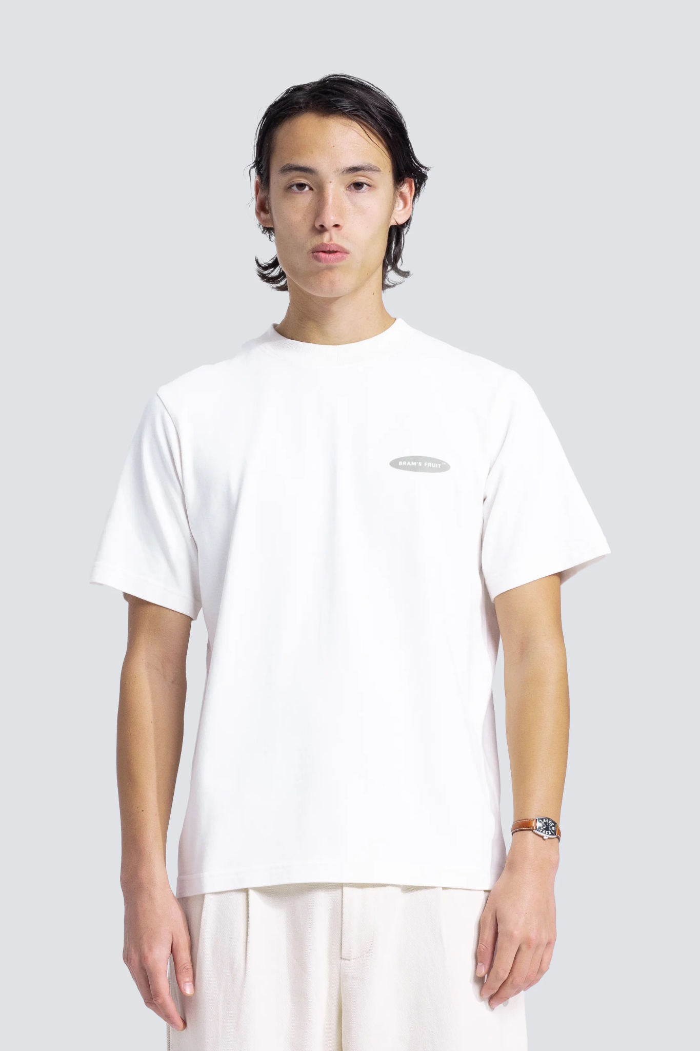 FUCK OFF T-SHIRT DISTRESSED - WHITE