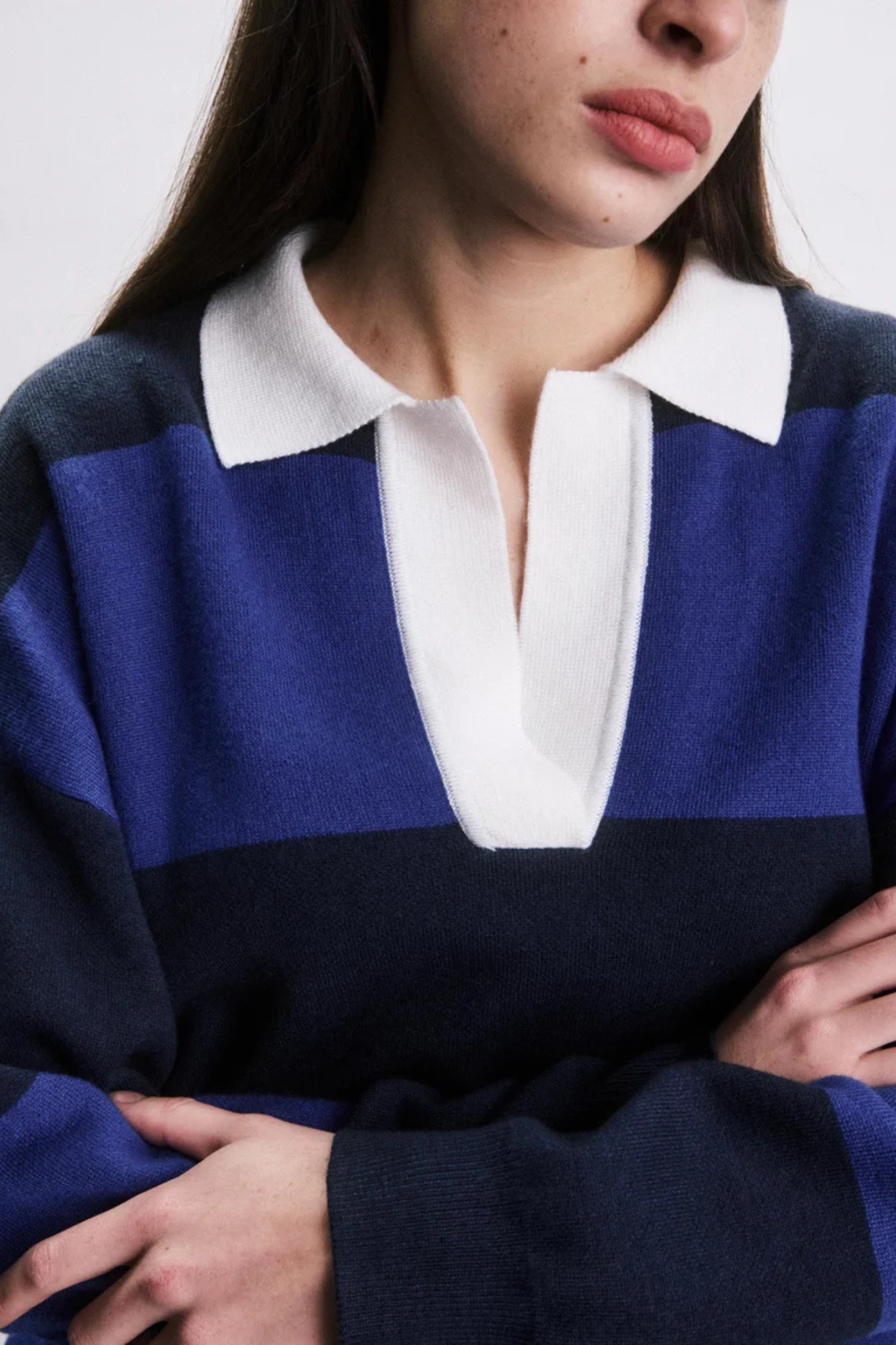 MORGAN SWEATER - NAVY BLUE