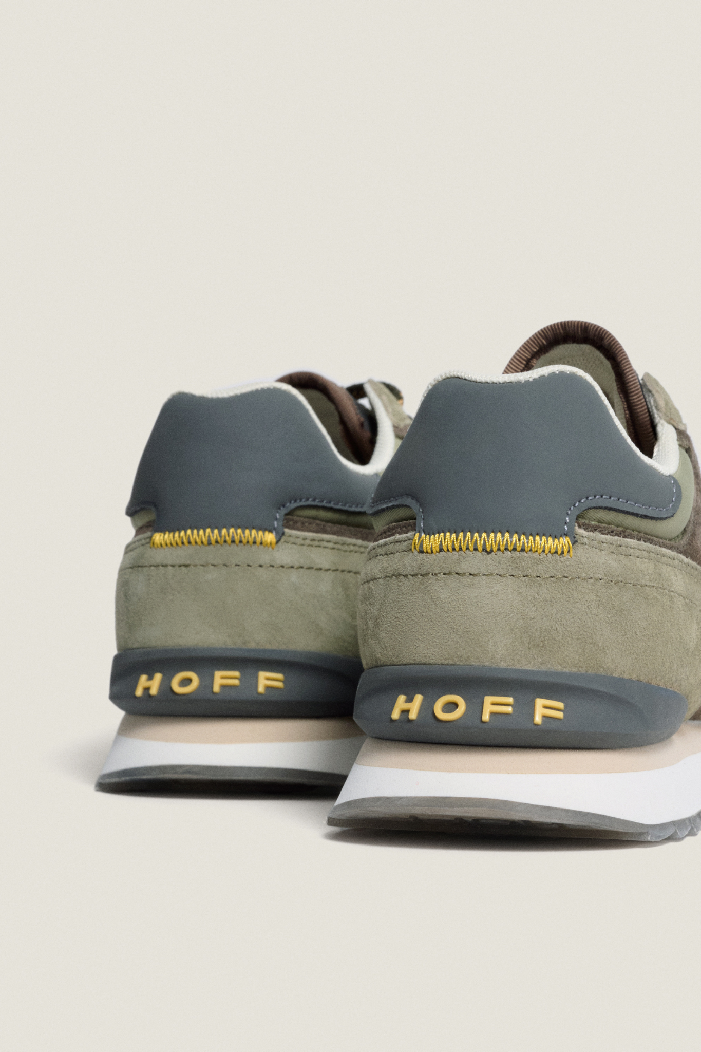 BREMEN SNEAKERS - GREEN/BEIGE/GREY