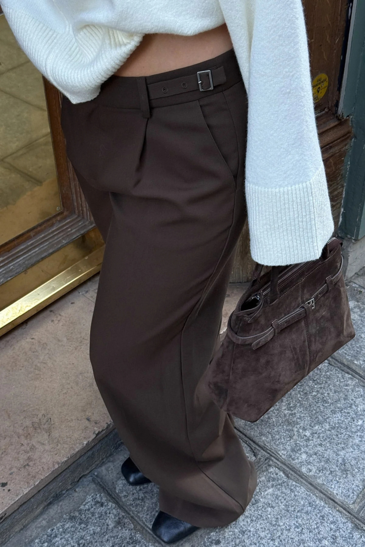 MAVIE PANTS - CHOCOLATE