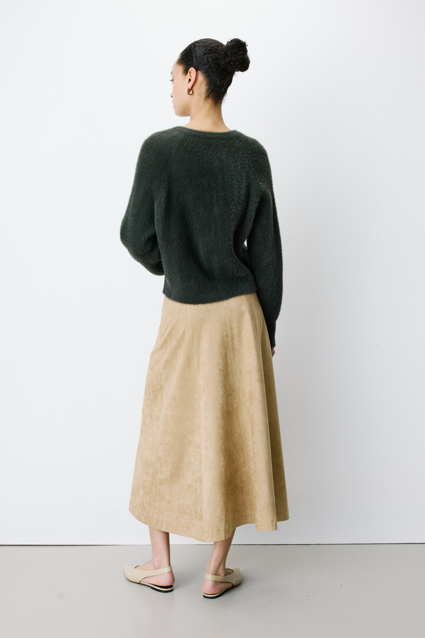 ALERON CARDIGAN - KHAKI
