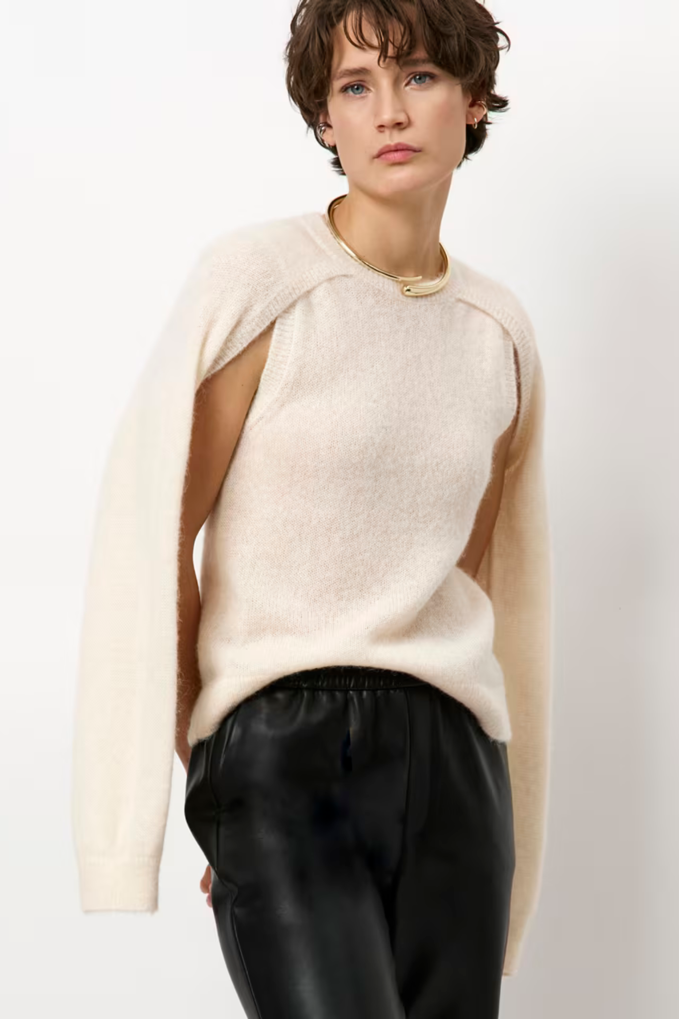 BRICE SWEATER - OATMEAL CREAM