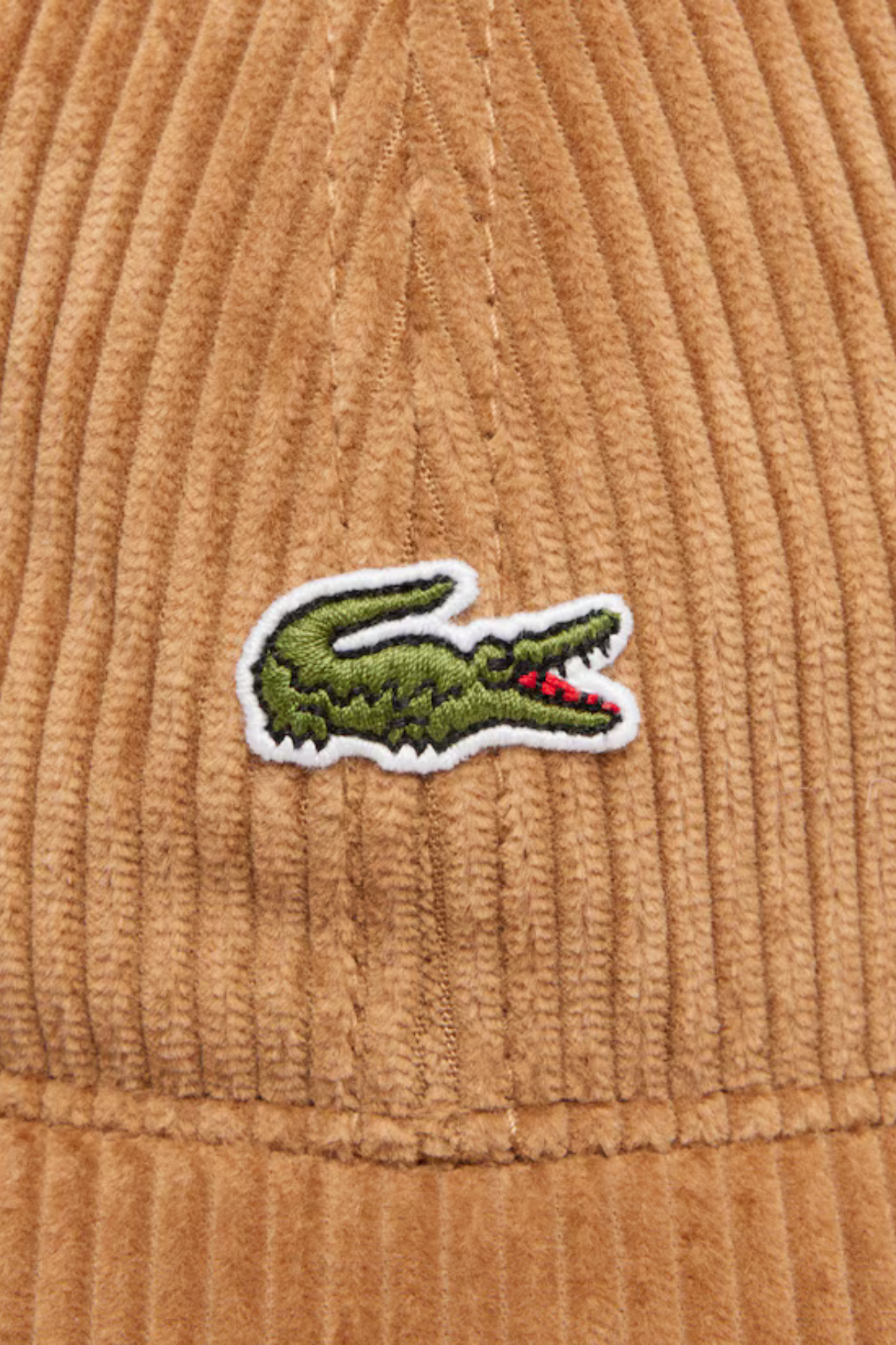 COTTON LACOSTE CAP - BROWN