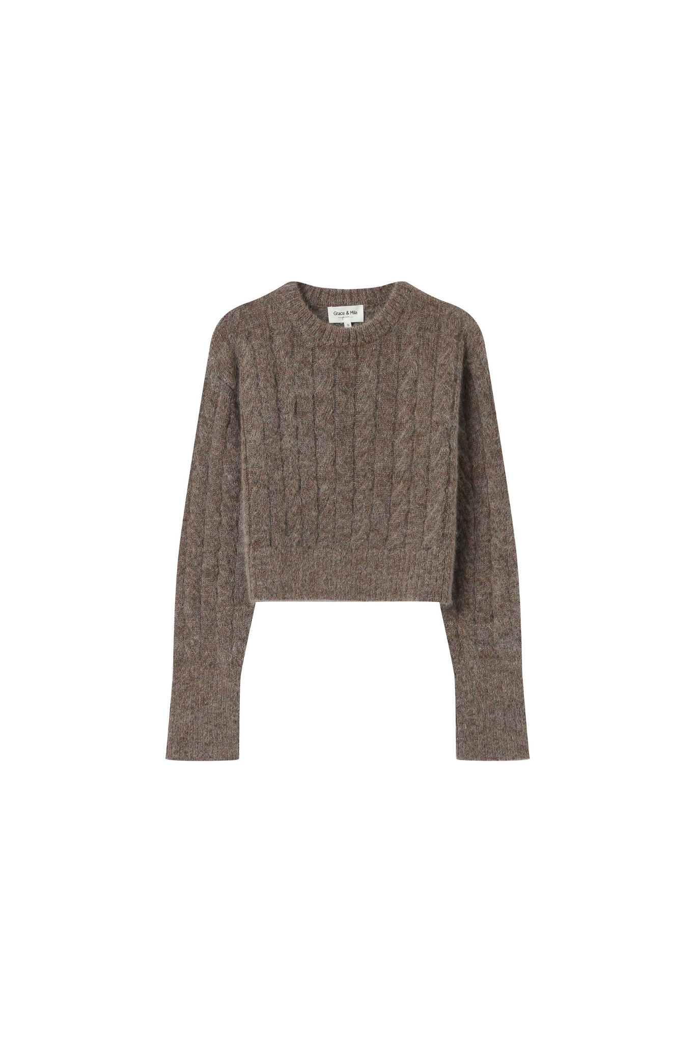SABIN KNITTED SWEATER - TAUPE