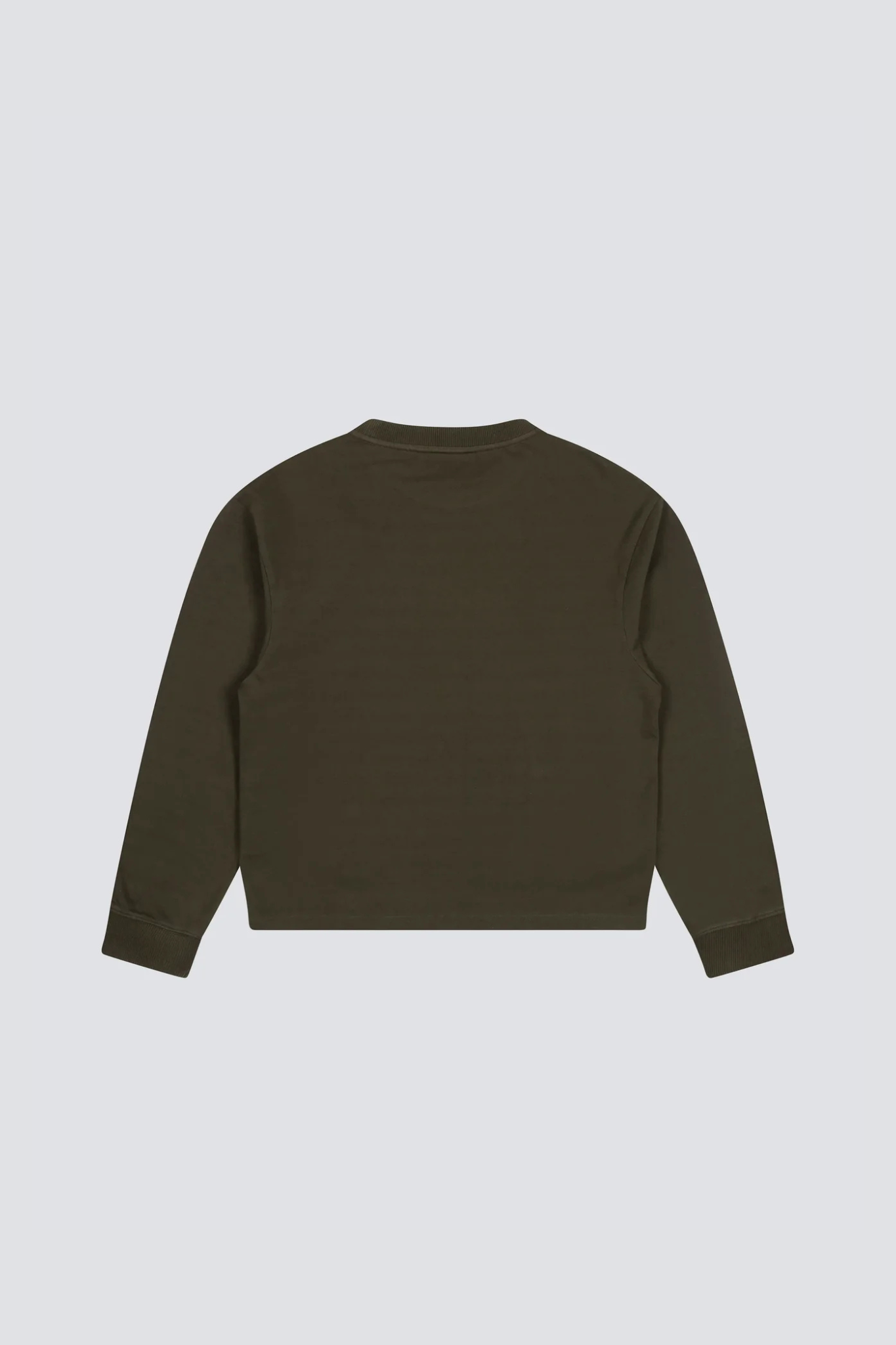 GARDEN HOSE CHAIN STICH LONGSLEEVE SWEATSHIRTS - SOLID CHARCOAL