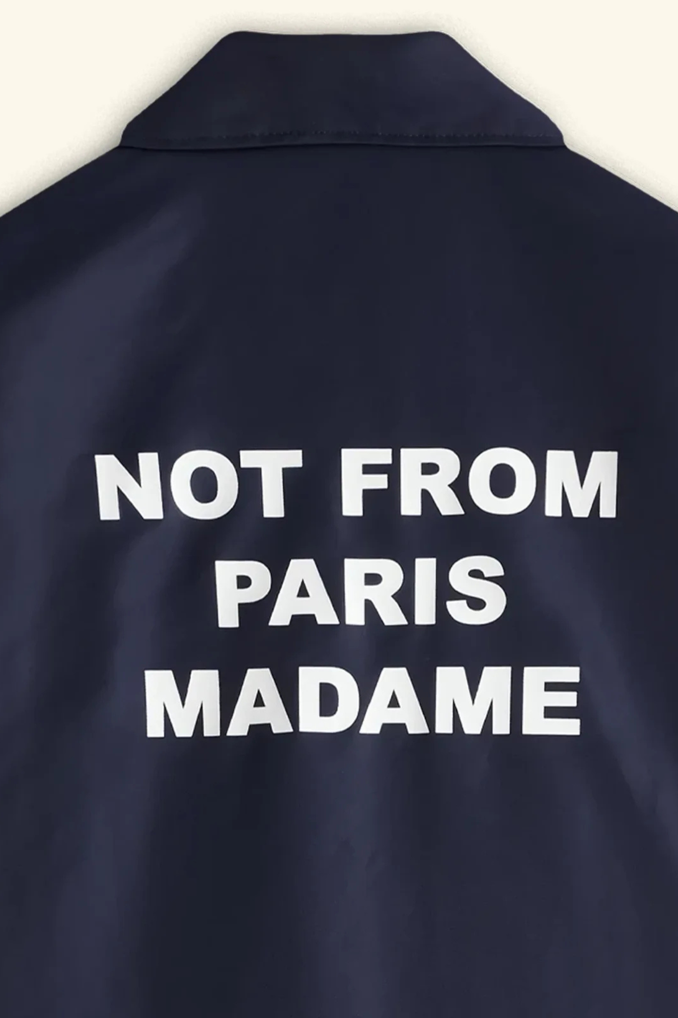 LA VESTE SLOGAN - NAVY