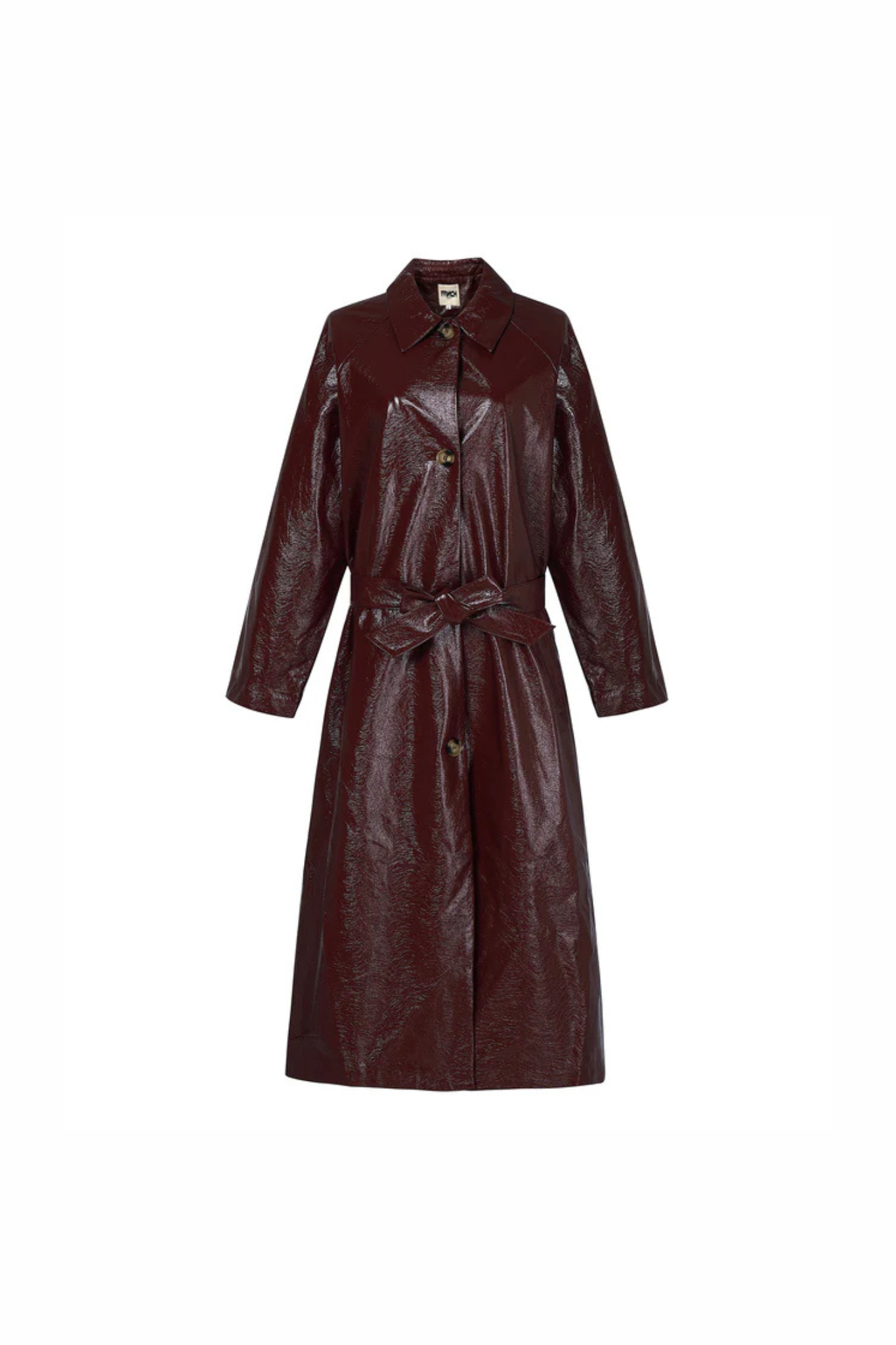 HALIMI TRENCH COAT - BORDEAUX