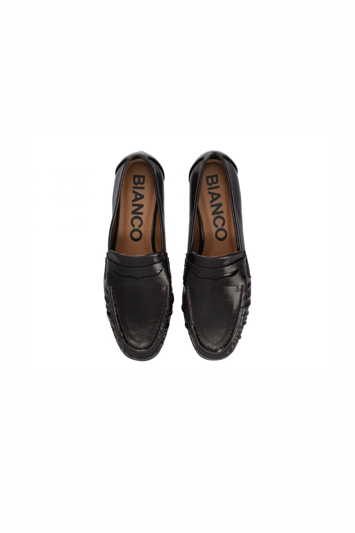 CARMA PENNY LOAFER SHOES - BROWN PRATIA