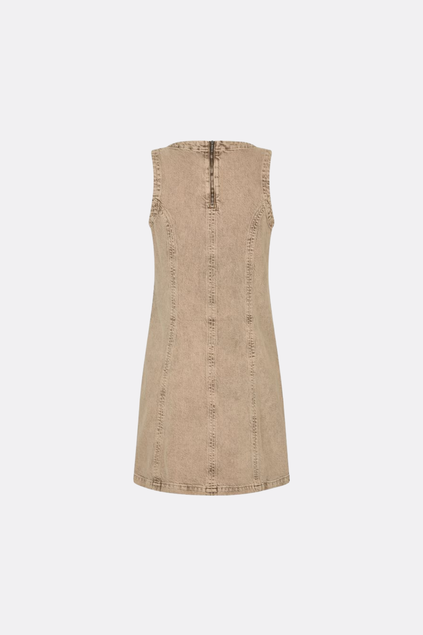TAMITA MAYAFABS DRESS - BEIGE WASHED DENIM