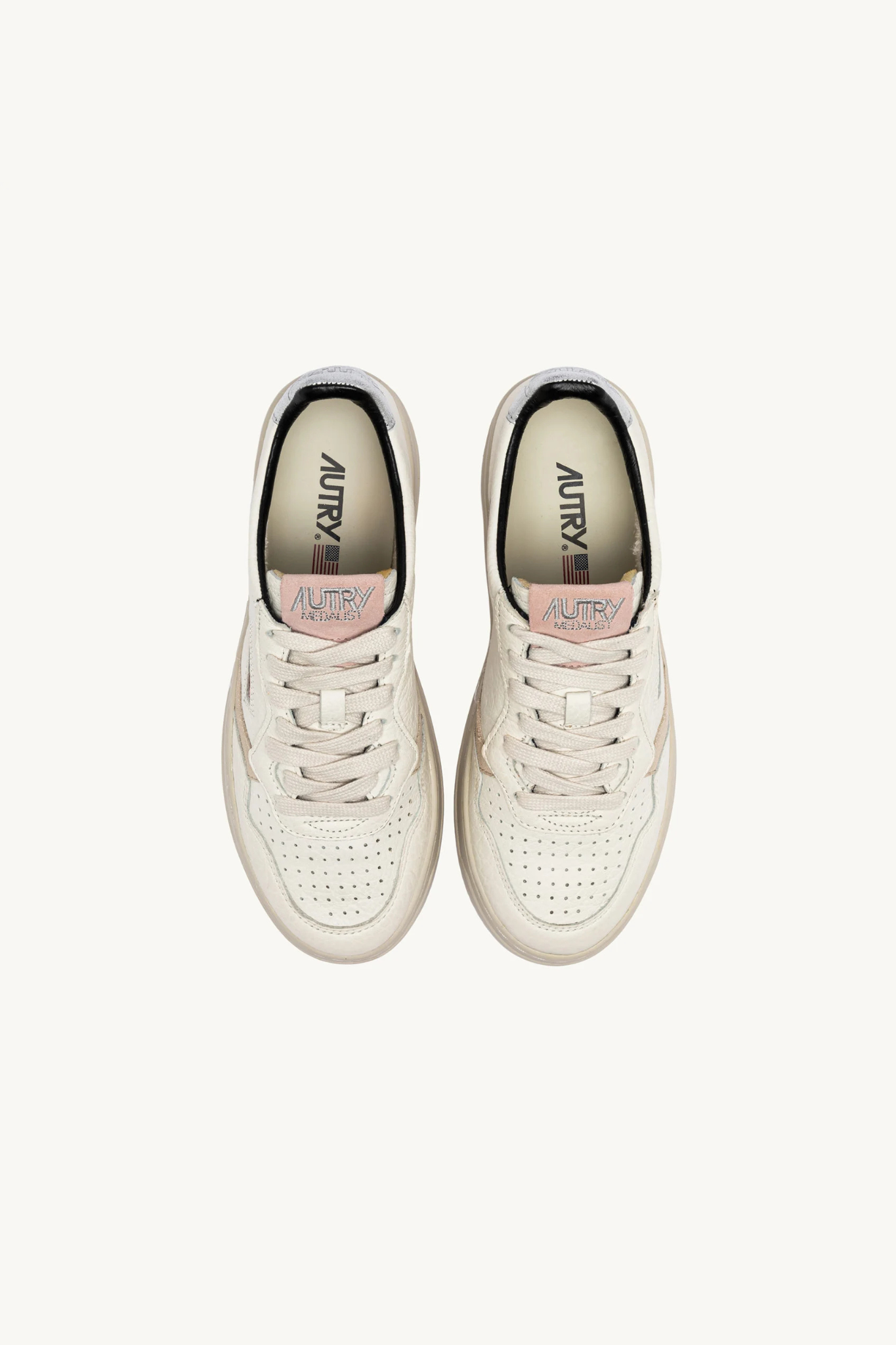 AULW-LE18 - MEDALIST LOW WOMEN LEAT/ELEP SLV/BK/PW/GR