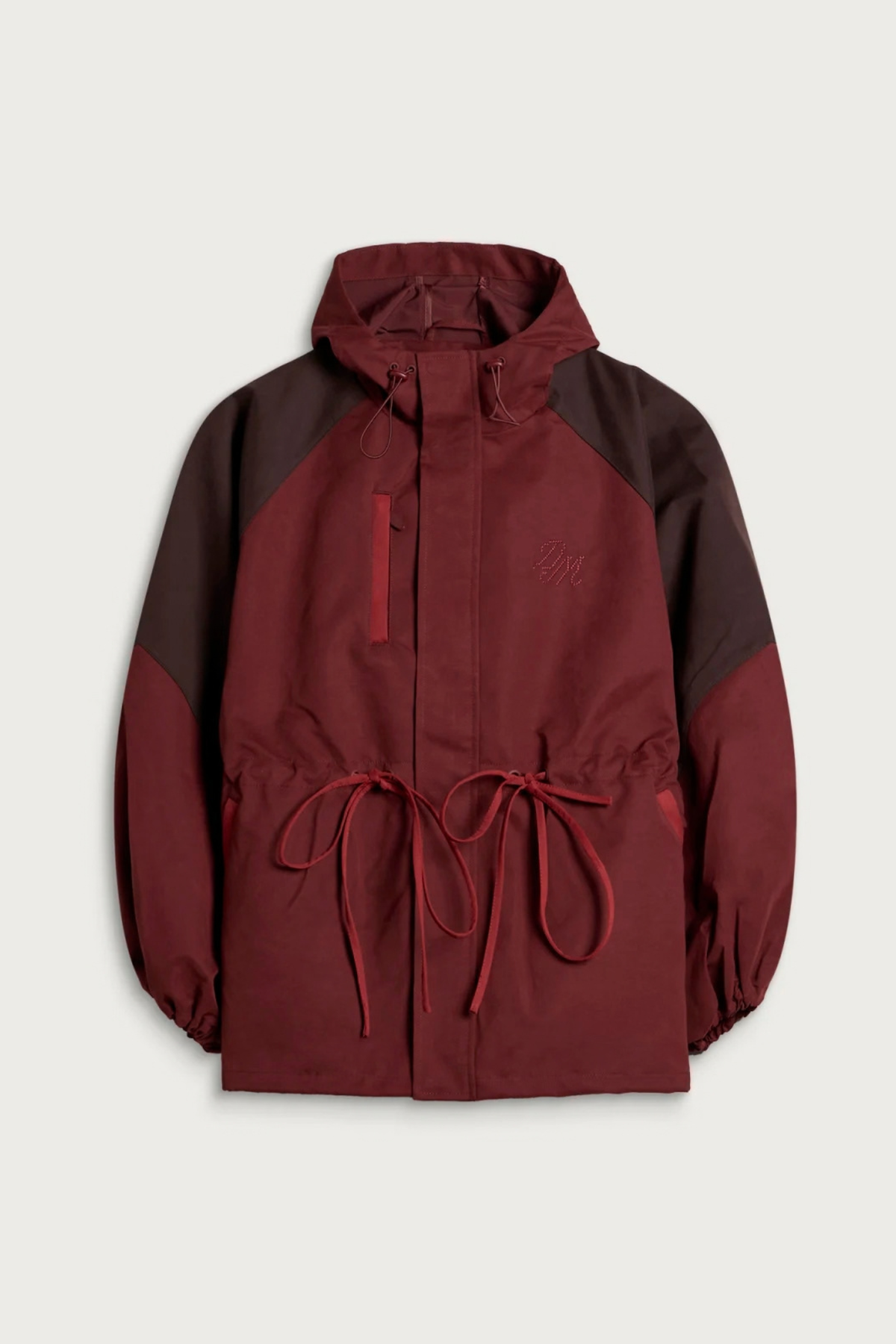 LIU SHOWER PROOF RAINCOAT - BURGUNDY