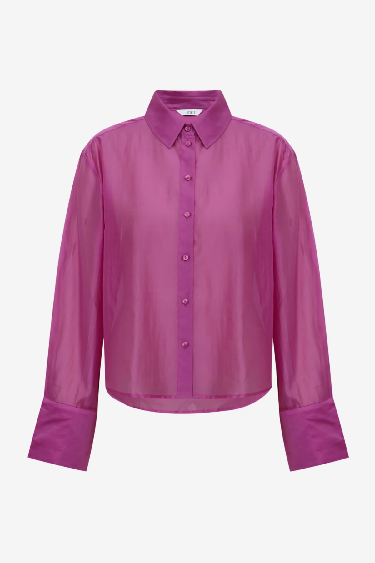 CHEMISE MANCHES LONGUES WEB - ŒILLET ROSE