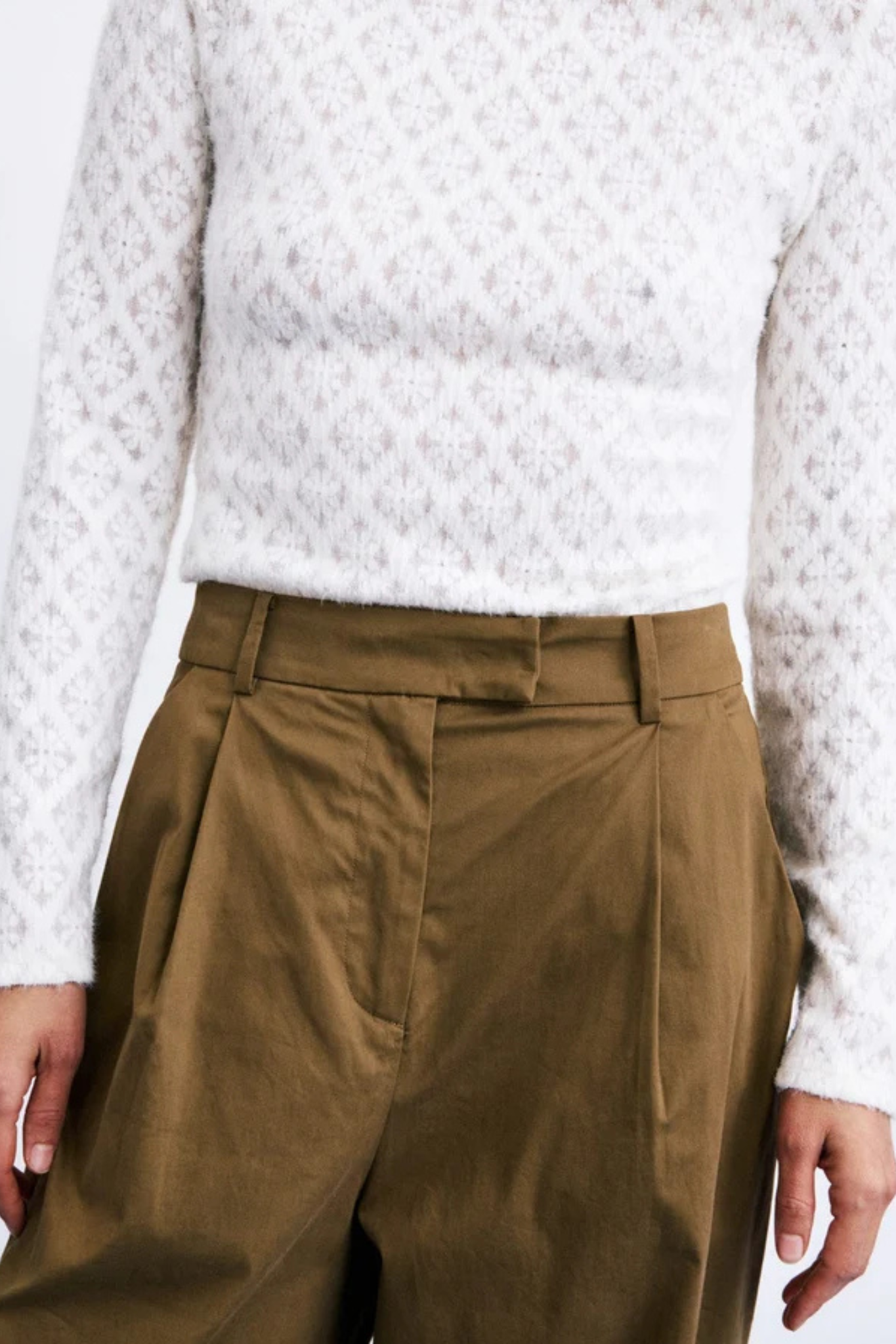 NORFOLK PANTS - ICE BROWN