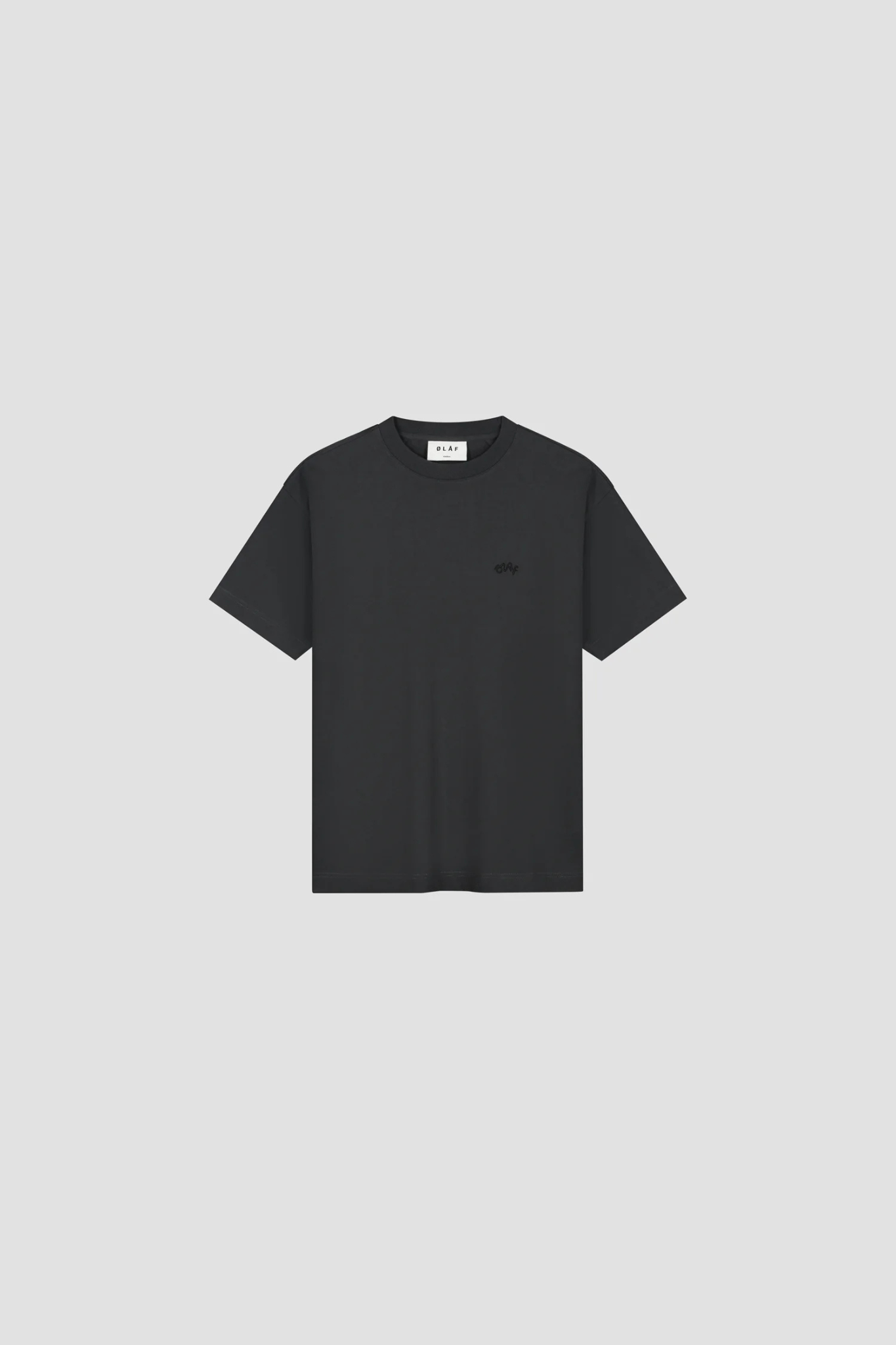 SIGNATURE SS TEE - CHARCOAL