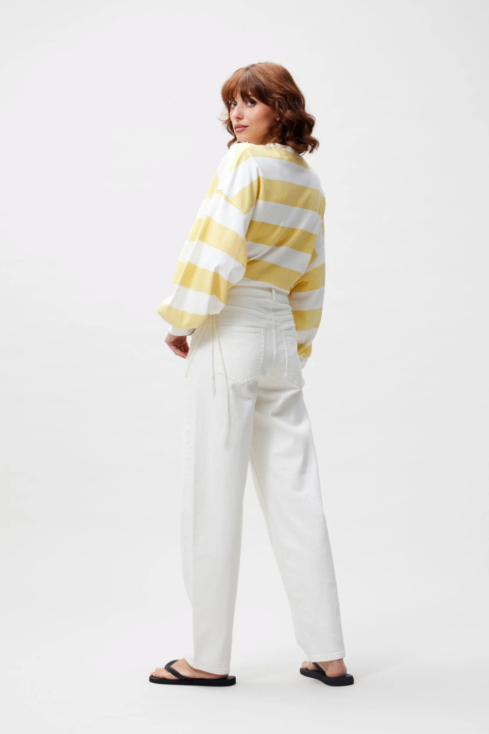 BARREL FIT JEANS - STAR WHITE