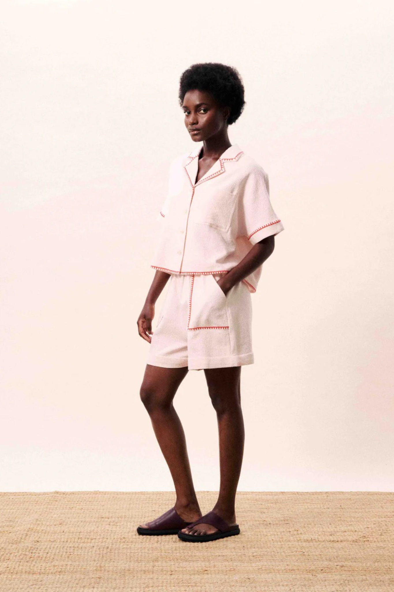 ISALYA SHIRT - ROSE PALE