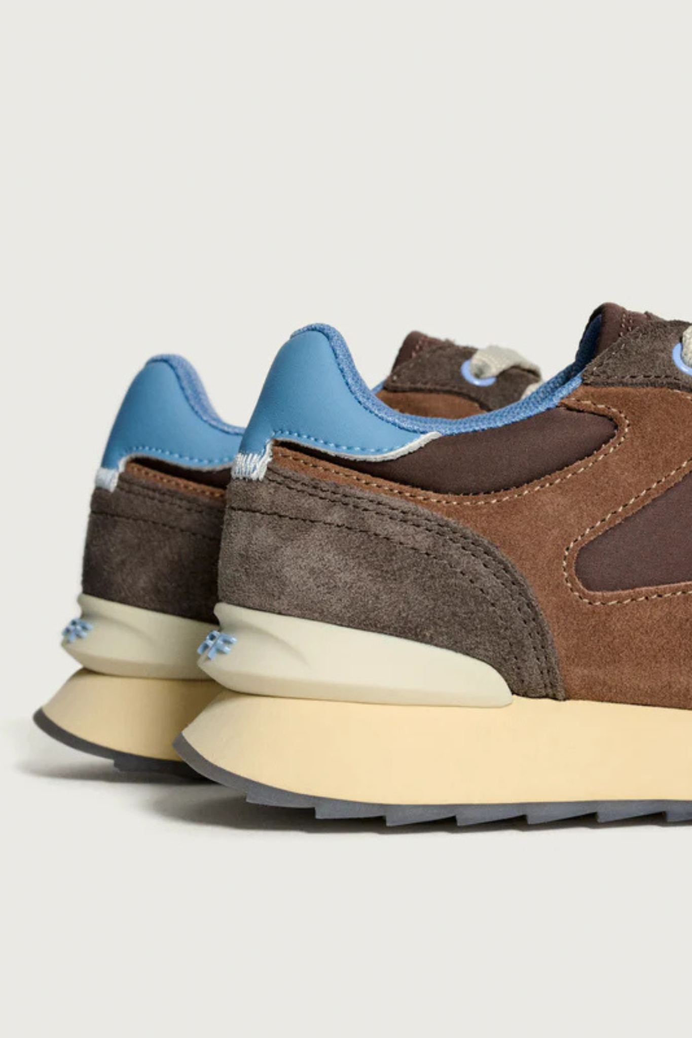 CITY AMSTERDAM WOMEN SNEAKERS - BROW/BLUE