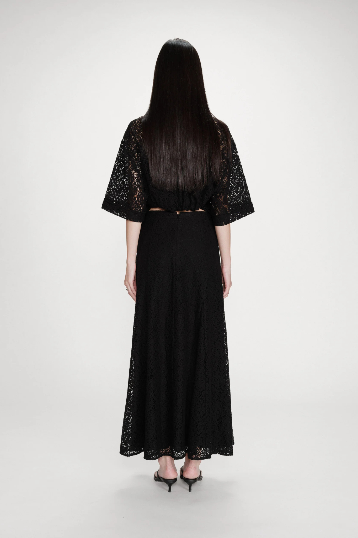 VISENYA MAXI SKIRT - BLACK