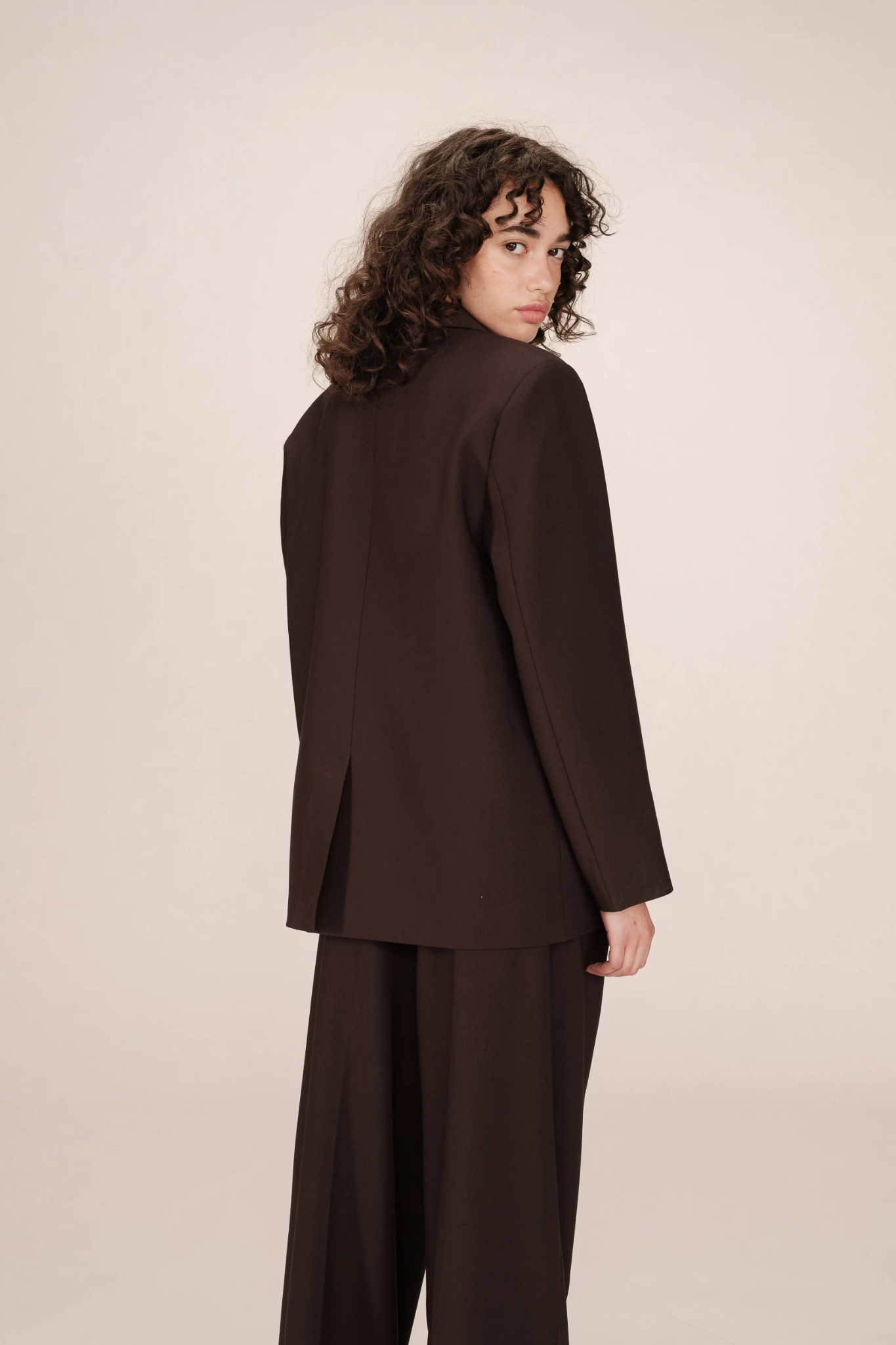 STRONG BLAZER - CHOCOLAT