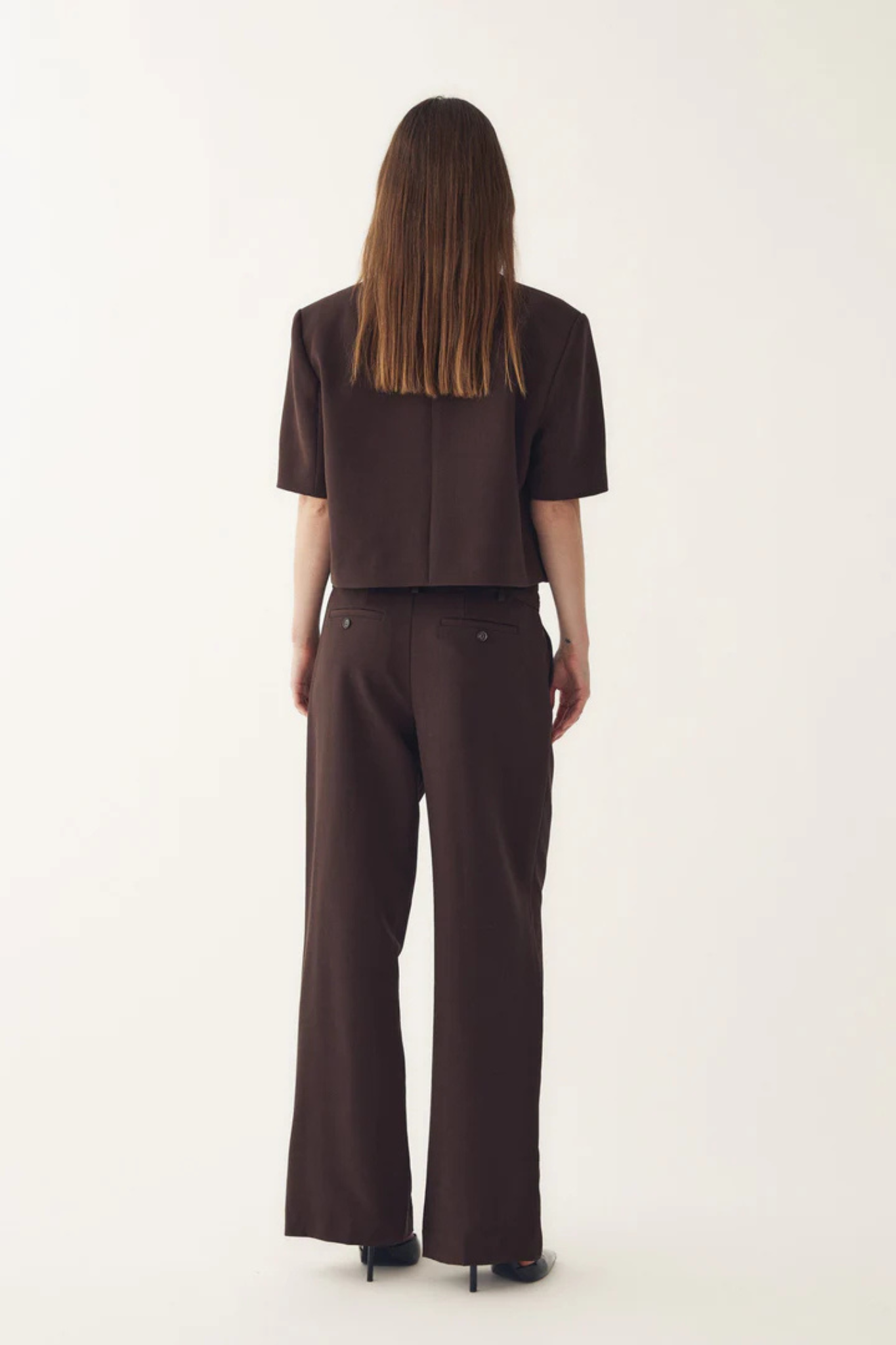 DARRYL HW PANTS - CHOCOLATE