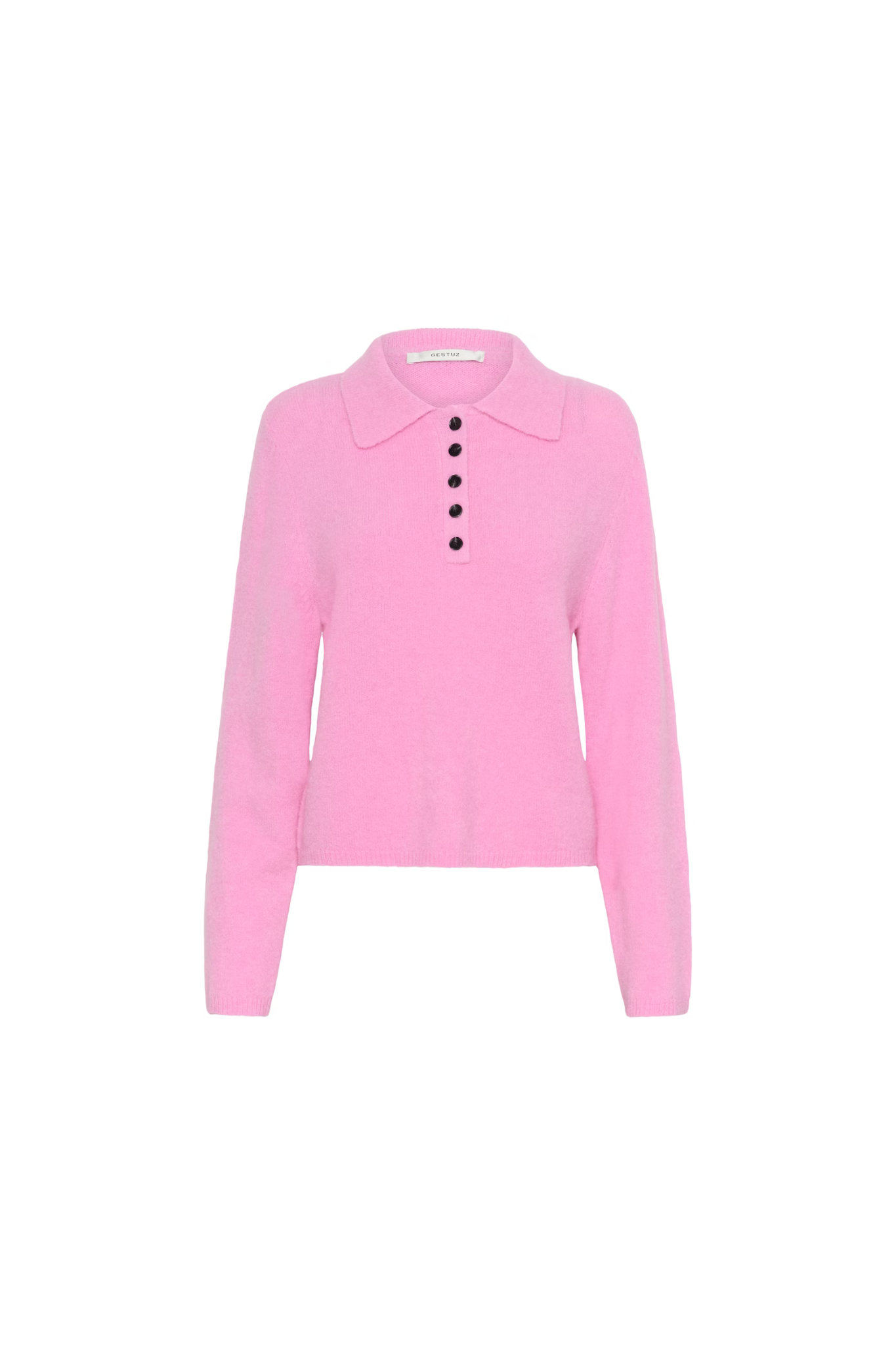 ALPHA POLO PULLOVER - BEGONIA MELANGE