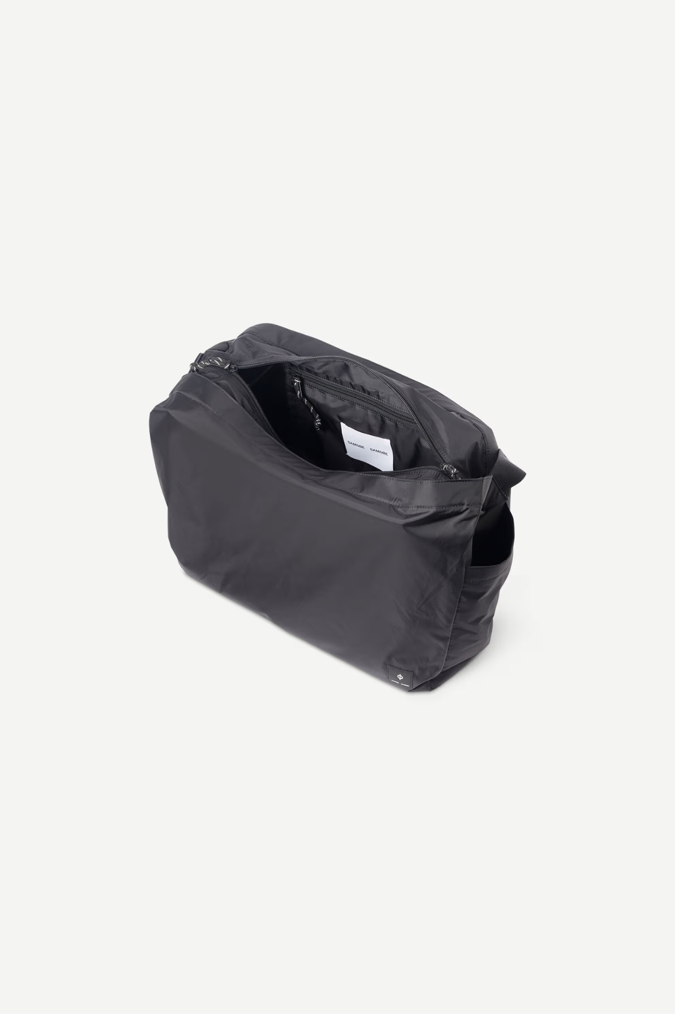 Samsoe Samsoe saluis crossbody tote bag in black. Front view